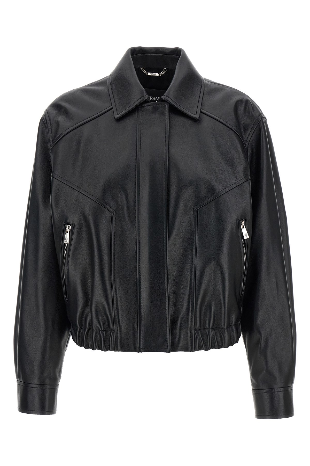 Leather Blouson - Size 38 IT