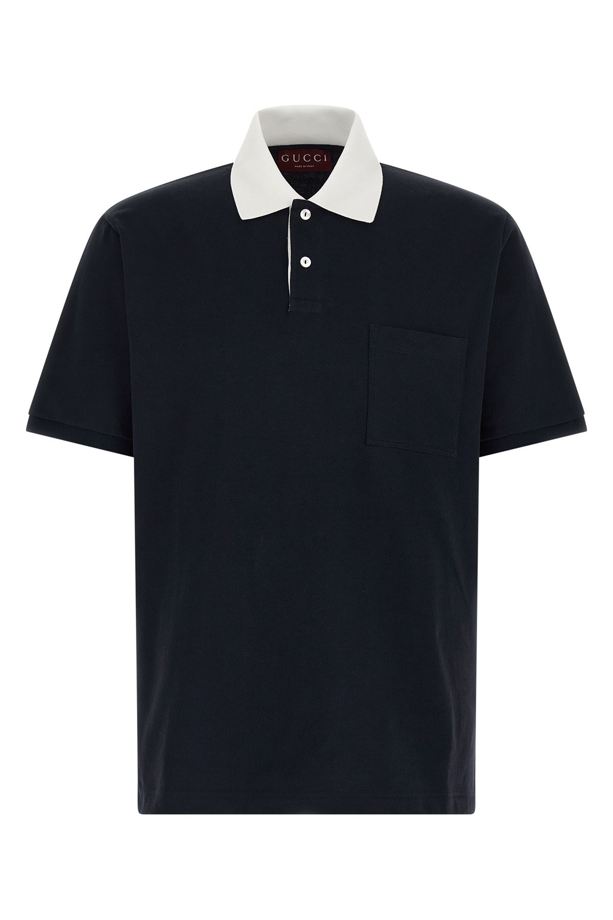 Contrast Collar Polo Shirt
