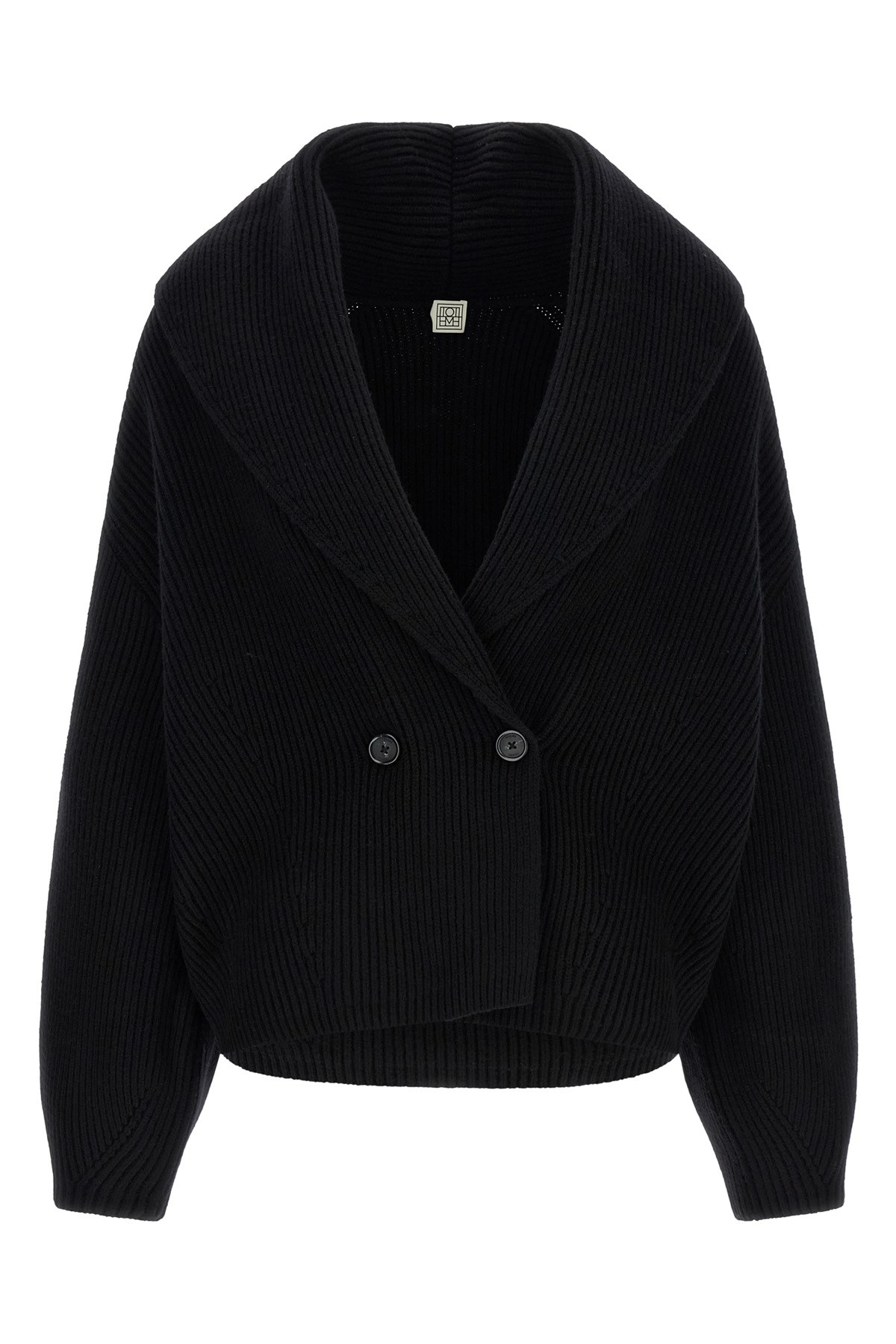 Totême 'shawl-lapel' Cardigan In Black
