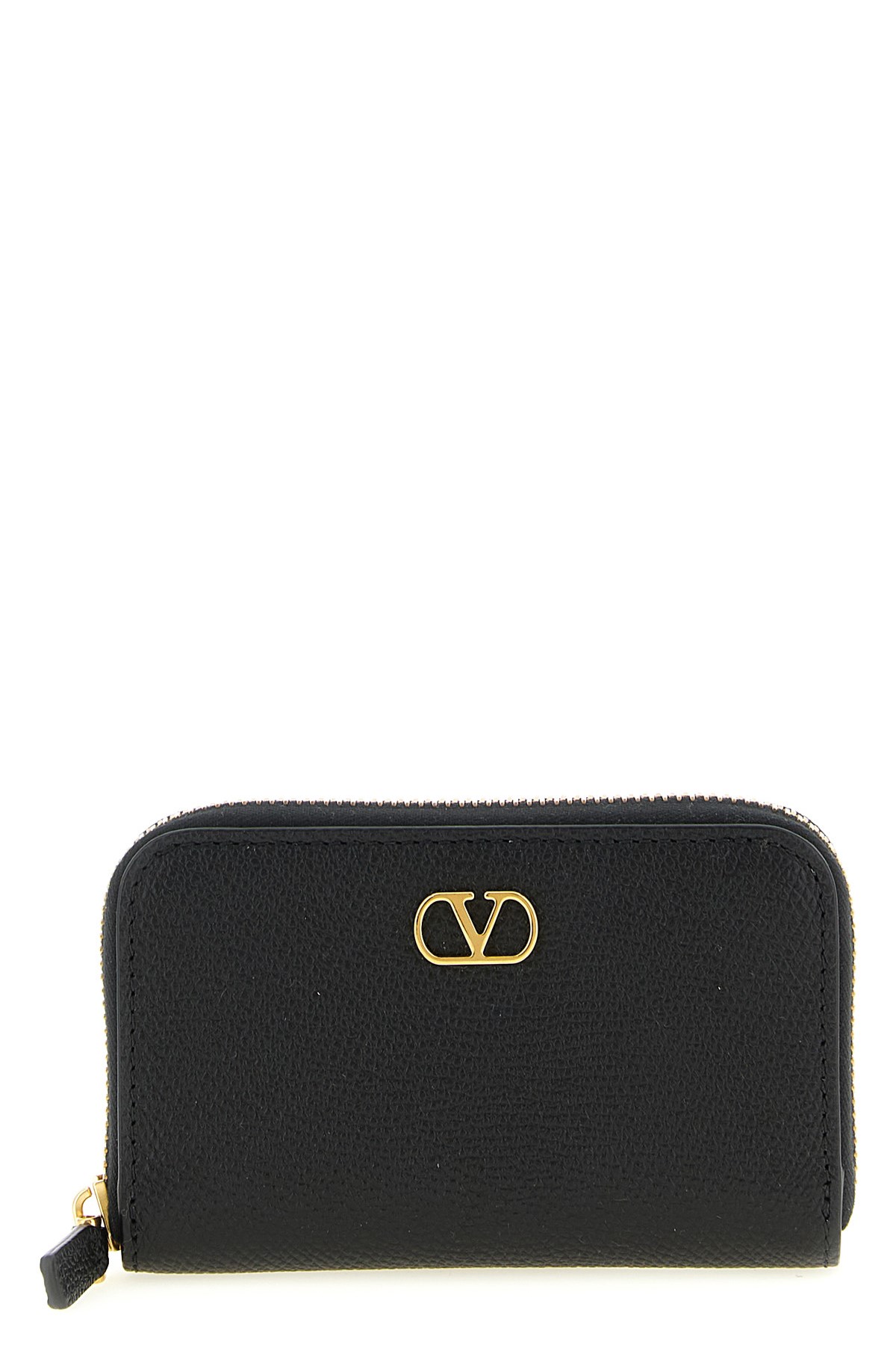 Valentino Garavani Vlogo Signature Cardholder In Black