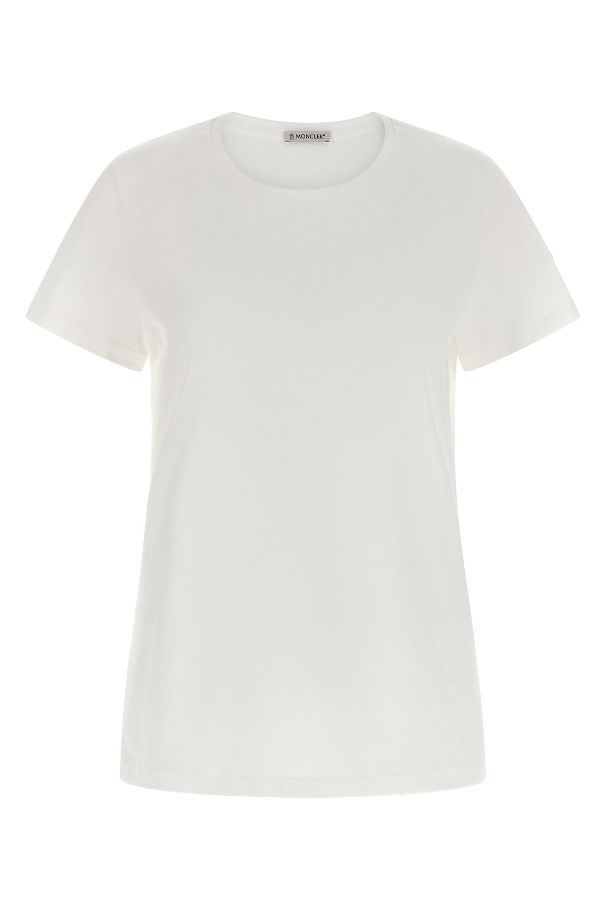 MONCLER T-Shirt Mit Logoaufnäher　MONCLER ロゴパッチ付き T シャツ MONCLER