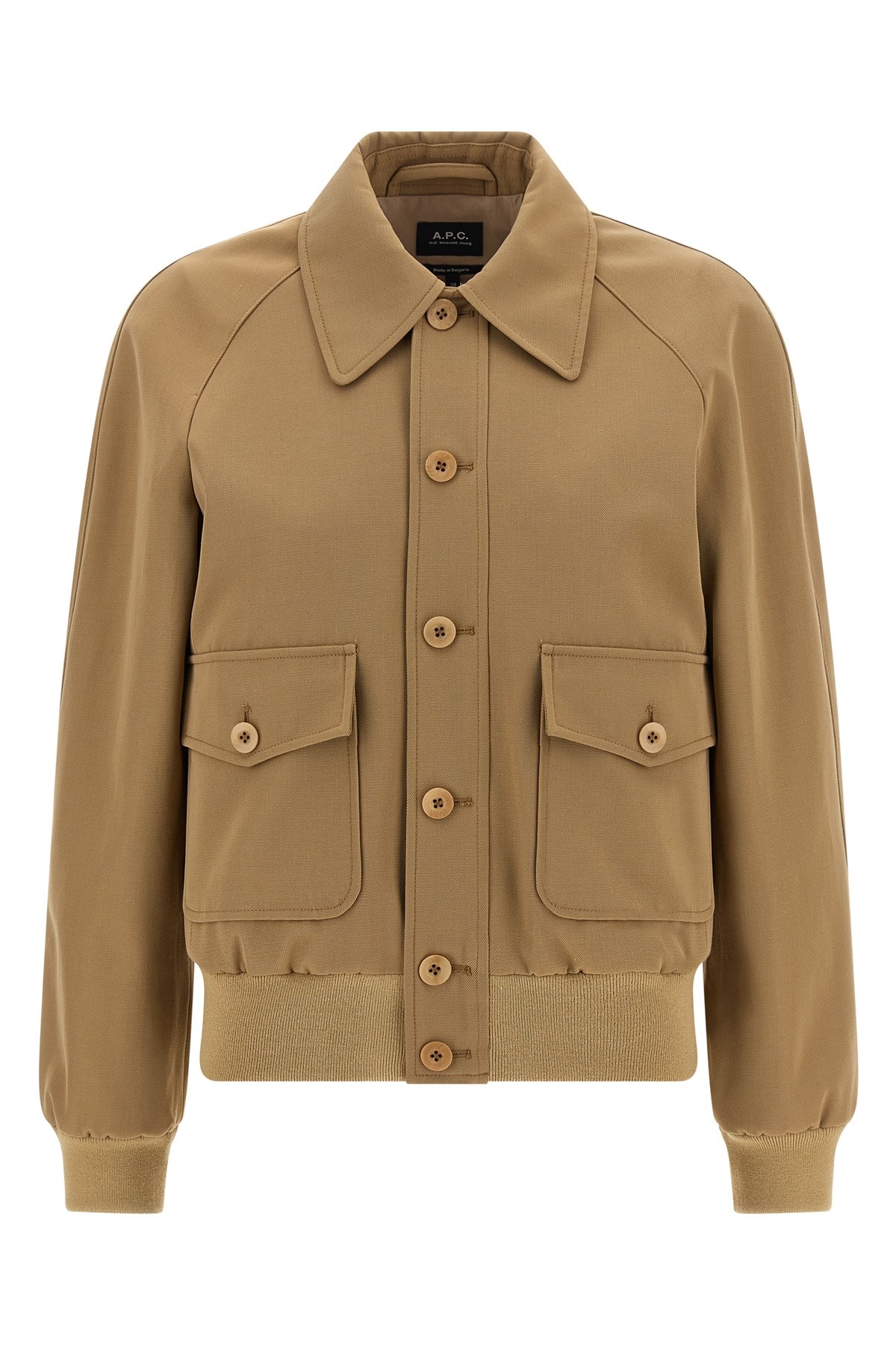 Cotton And Wool Jacket - Size 36 FR