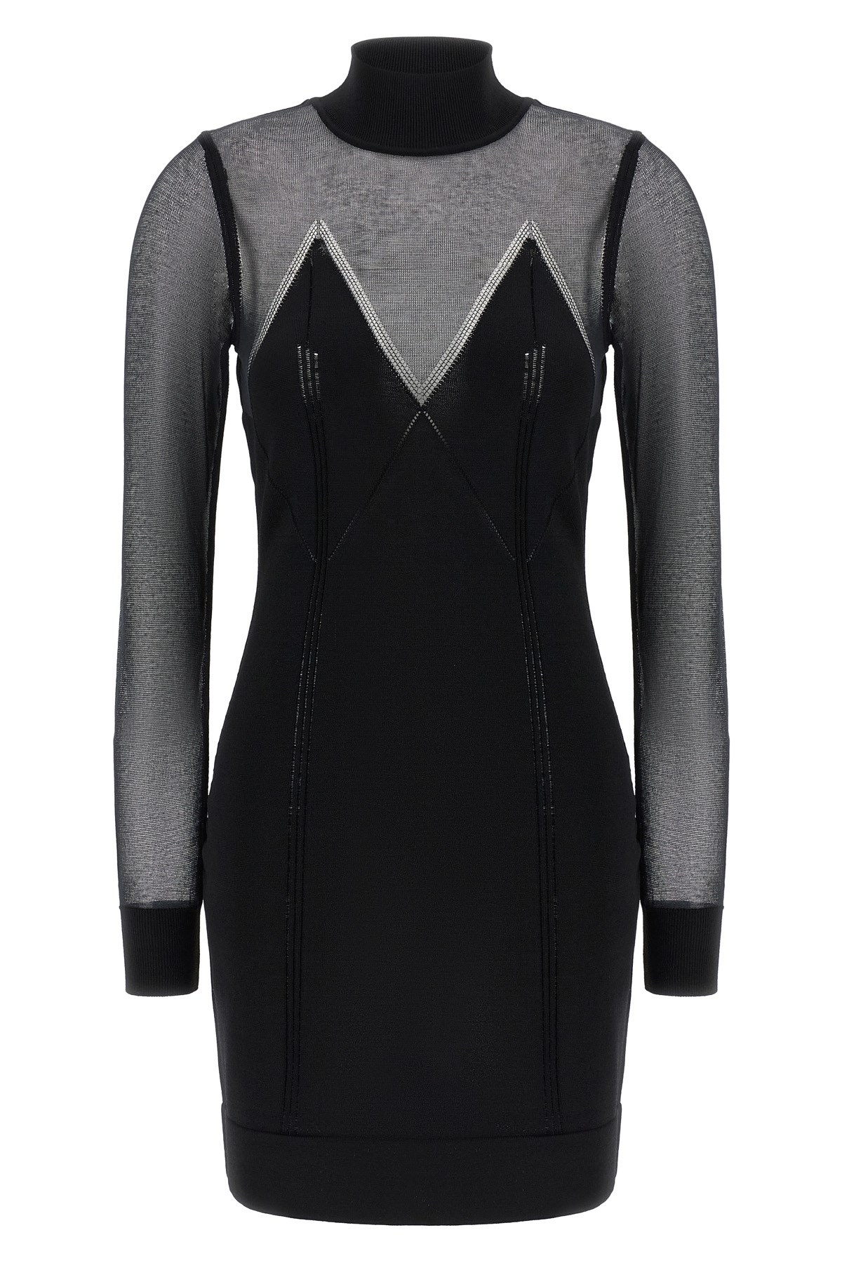 Dress With Transparencies - Size 38 IT