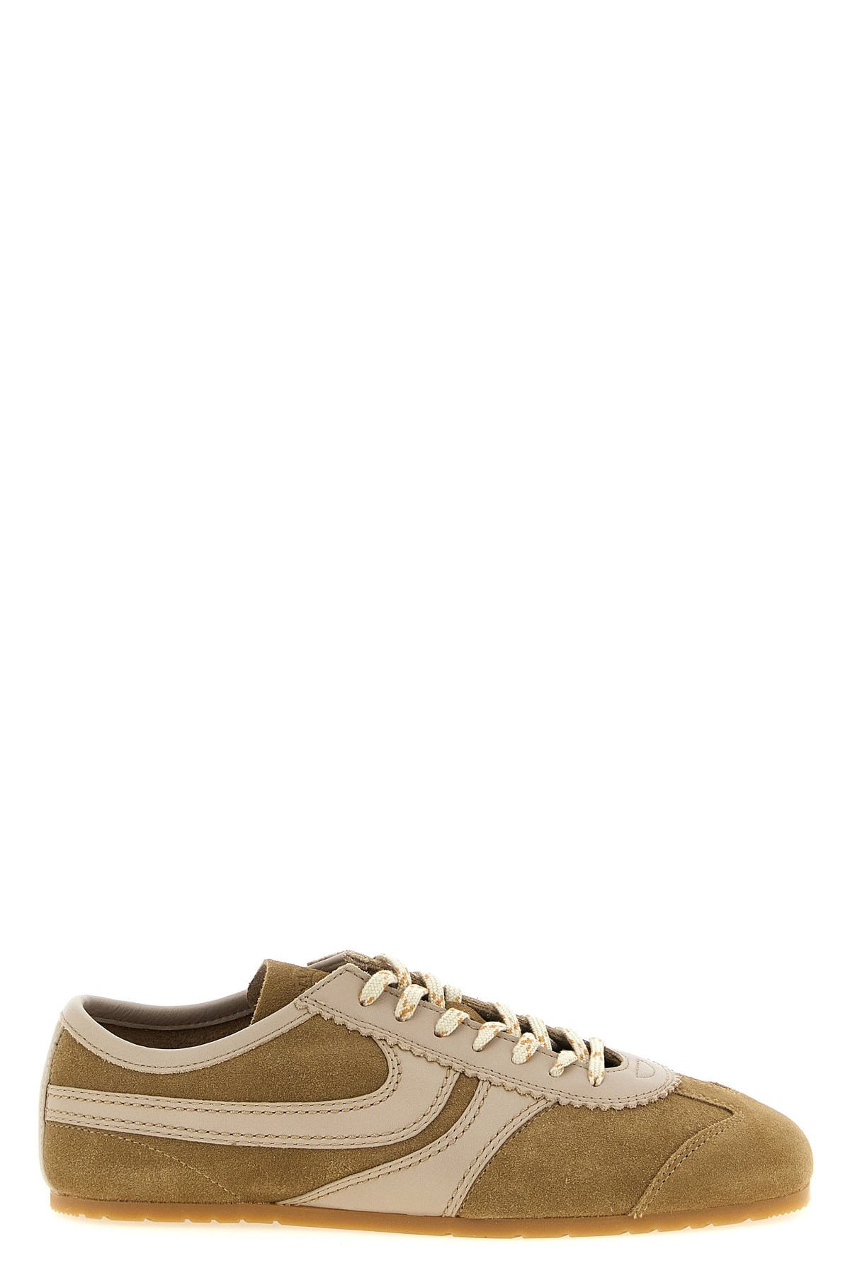 Dries Van Noten Sneaker Suede In Sand