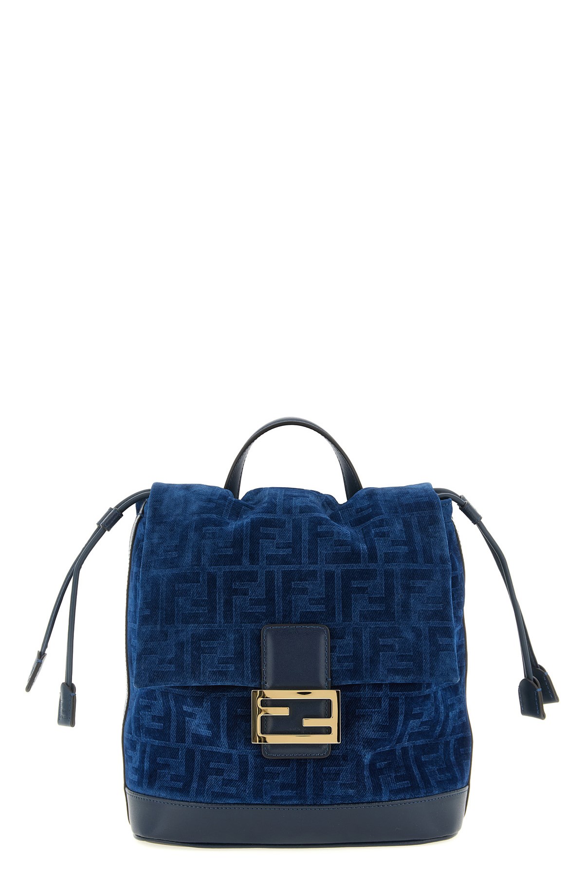 Ff Flocked Denim Backpack - Size U