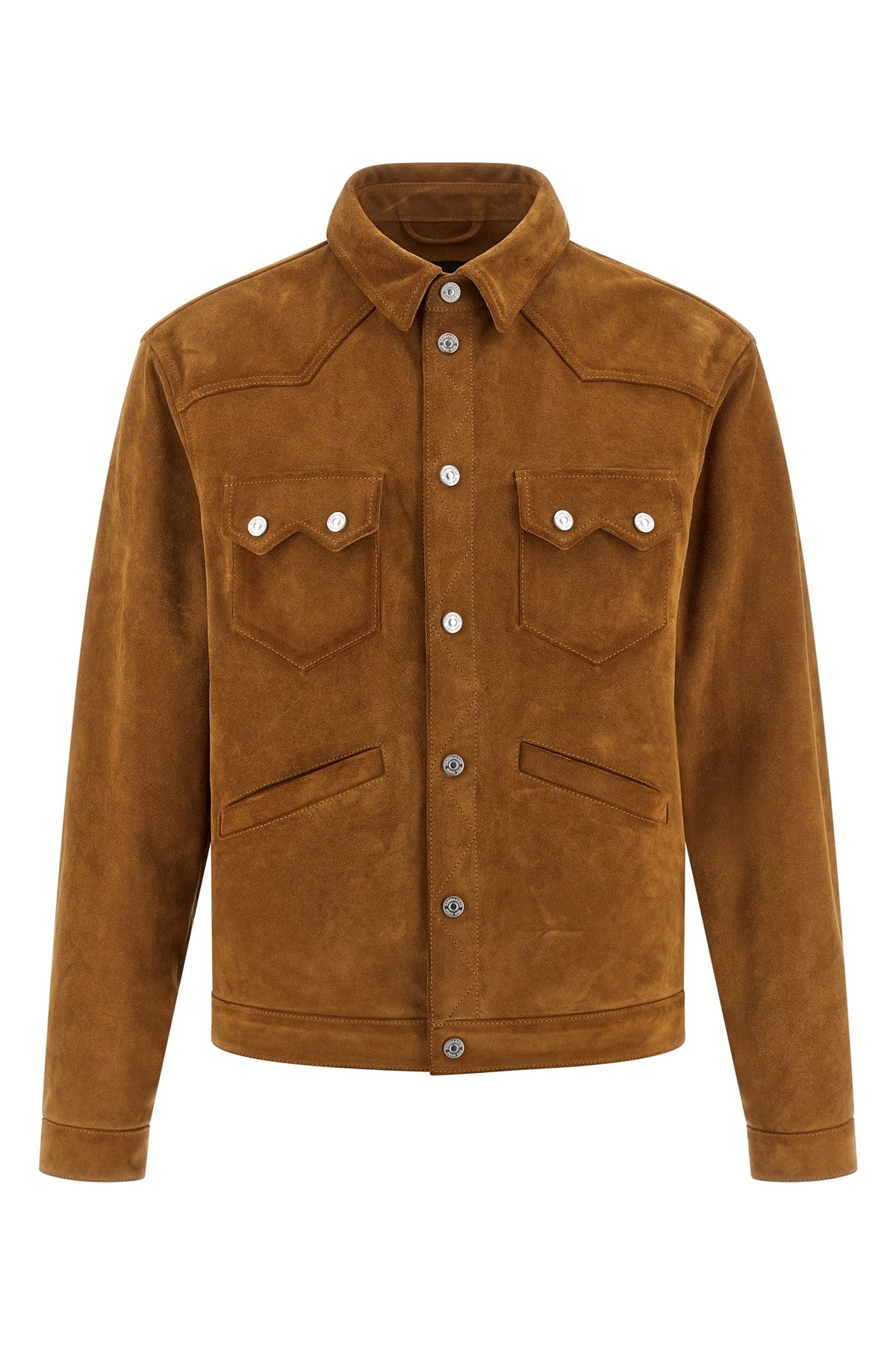 'Suede Boxy Shirt' Jacket - Size 50 IT