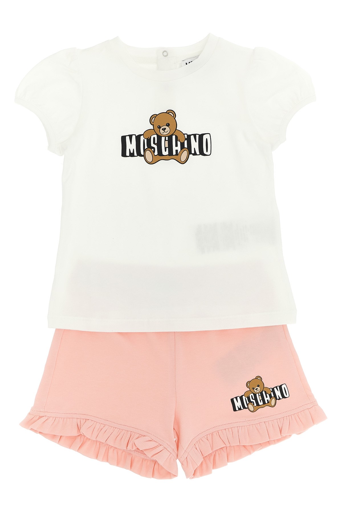 'Moschino Teddy Bear' T-Shirt + Shorts - Size 12-18M