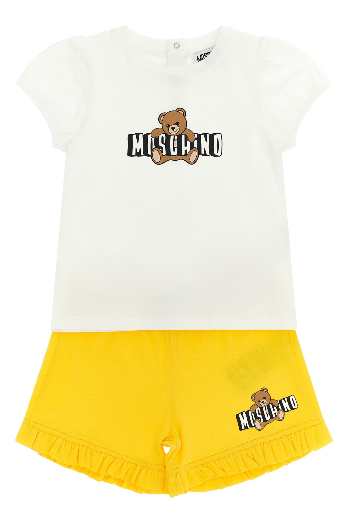 'Moschino Teddy Bear' T-Shirt + Shorts - Size 12-18M