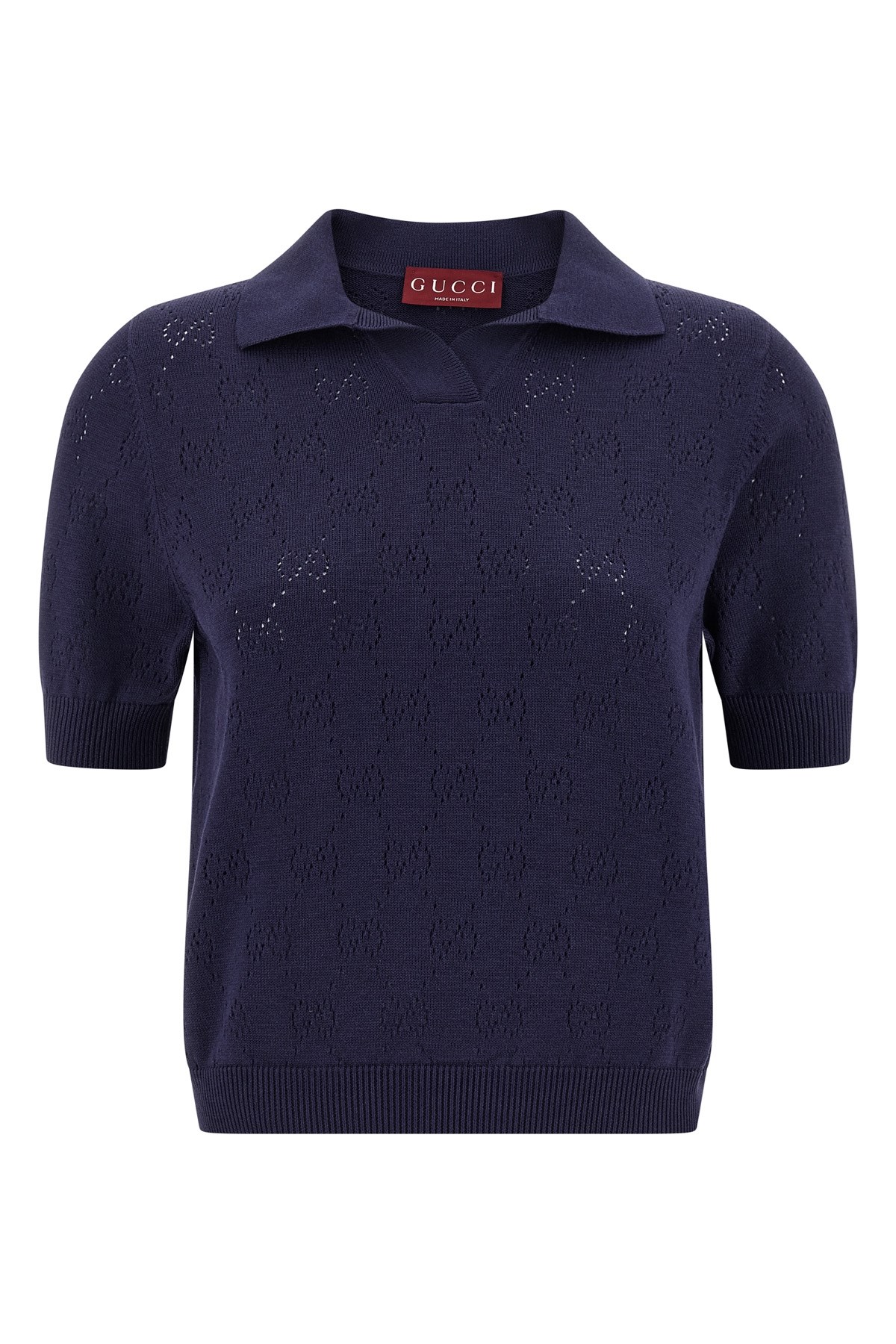 Openwork Gg Polo Shirt - Size M