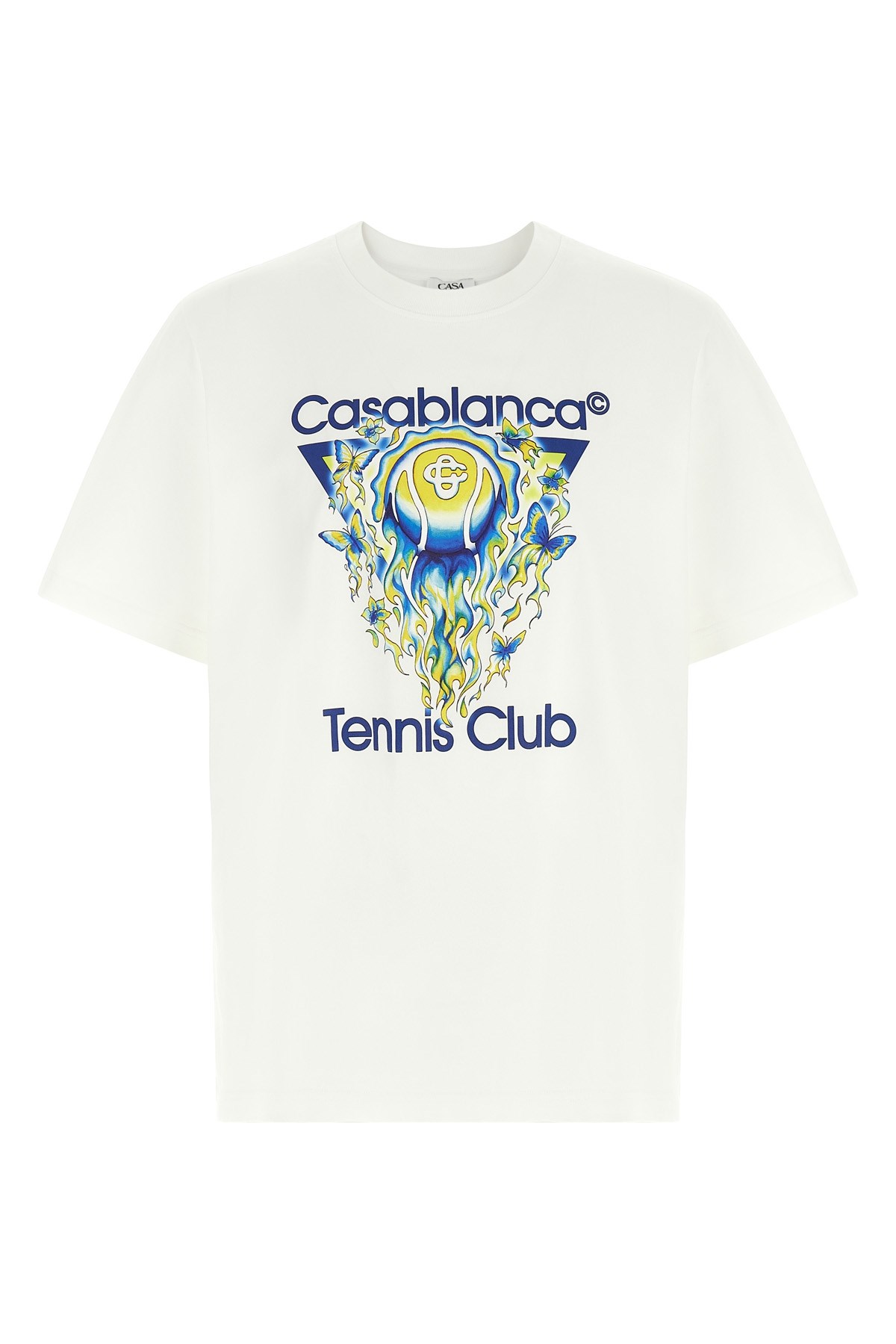 CASABLANCA T-Shirt "Tennis Club Icon"　カサブランカ Tシャツ「テニスクラブアイコン」 CASABLANCA