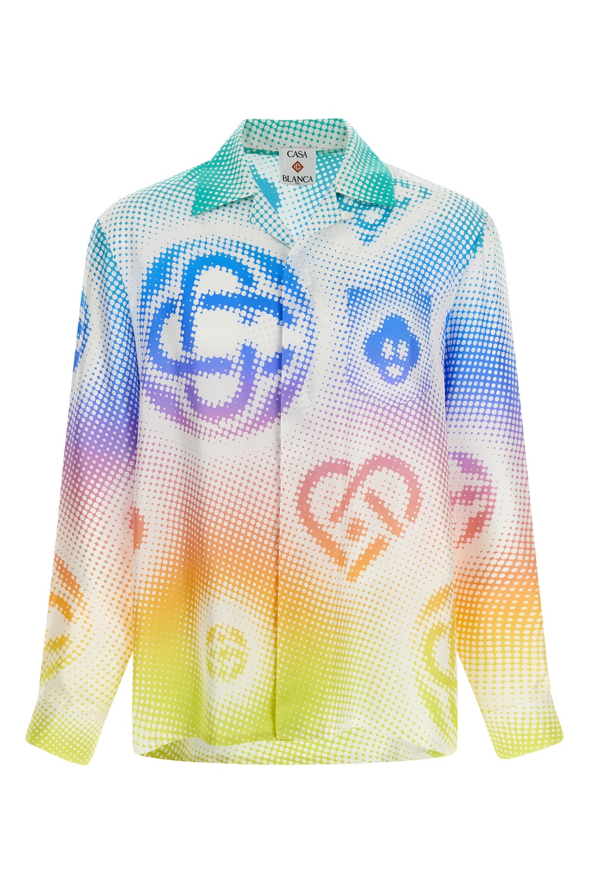 CASABLANCA Hemd "Halftone Logo"　カサブランカ シャツ「ハーフトーンロゴ」 CASABLANCA