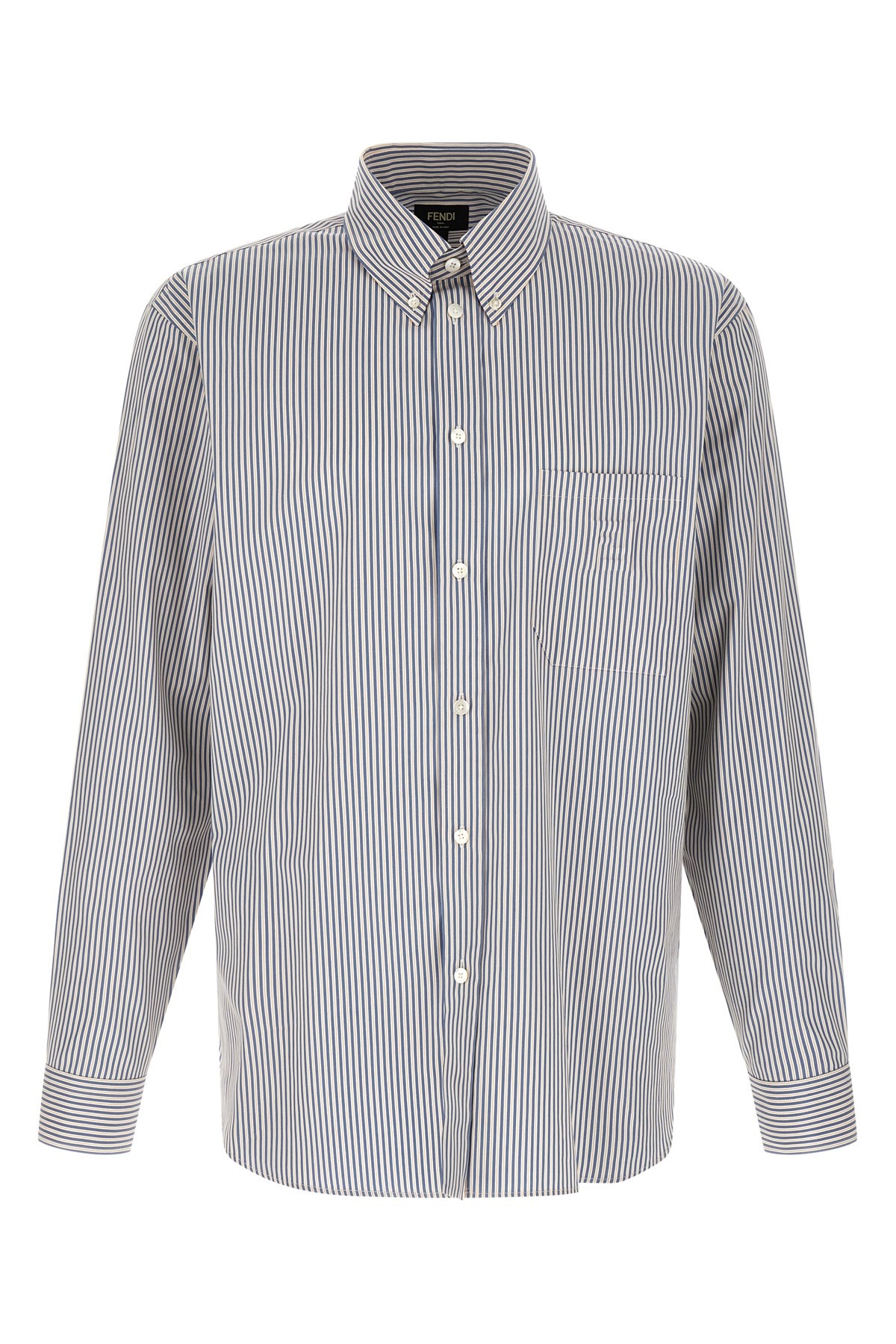 FENDI Gestreiftes Button-Down-Hemd　FENDI ストライプ ボタンダウン シャツ FENDI