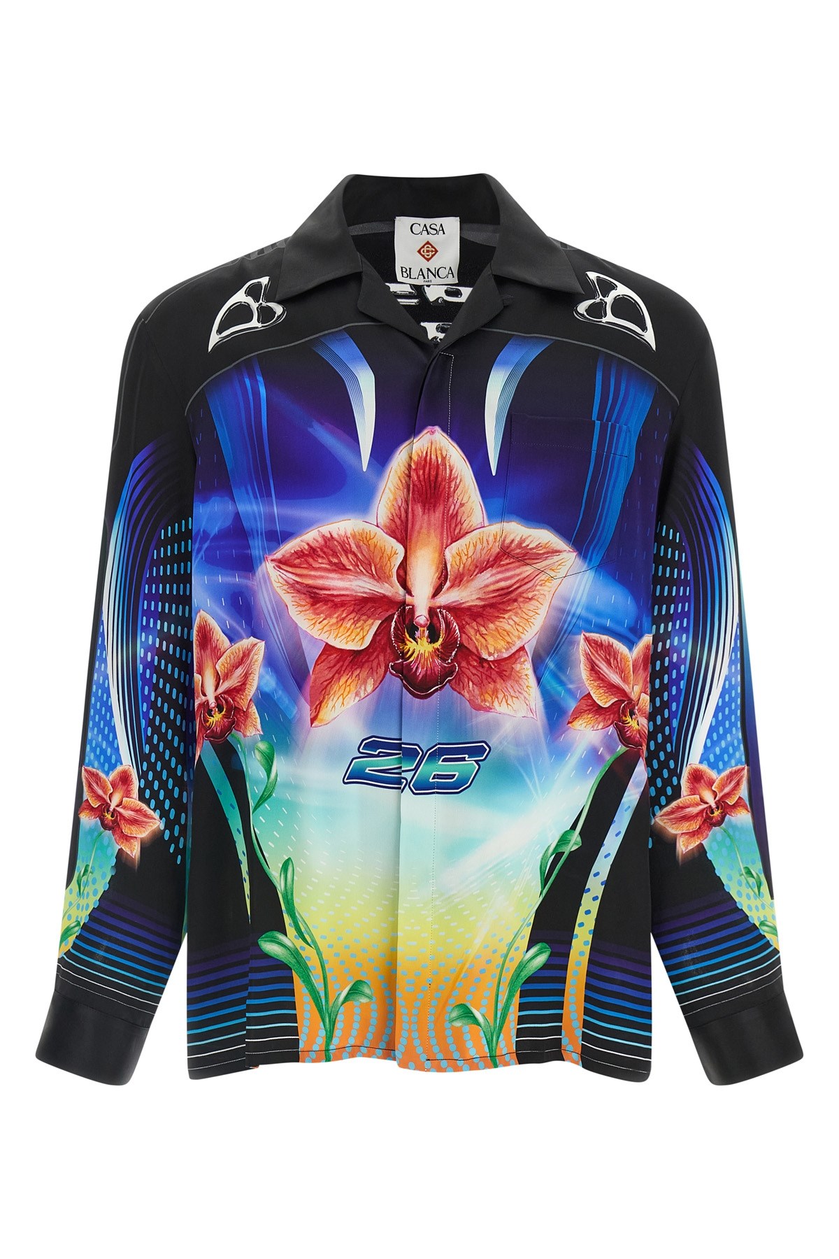 CASABLANCA Hemd "Orchid Racer"　カサブランカ ヘムド「オーキッドレーサー」 CASABLANCA