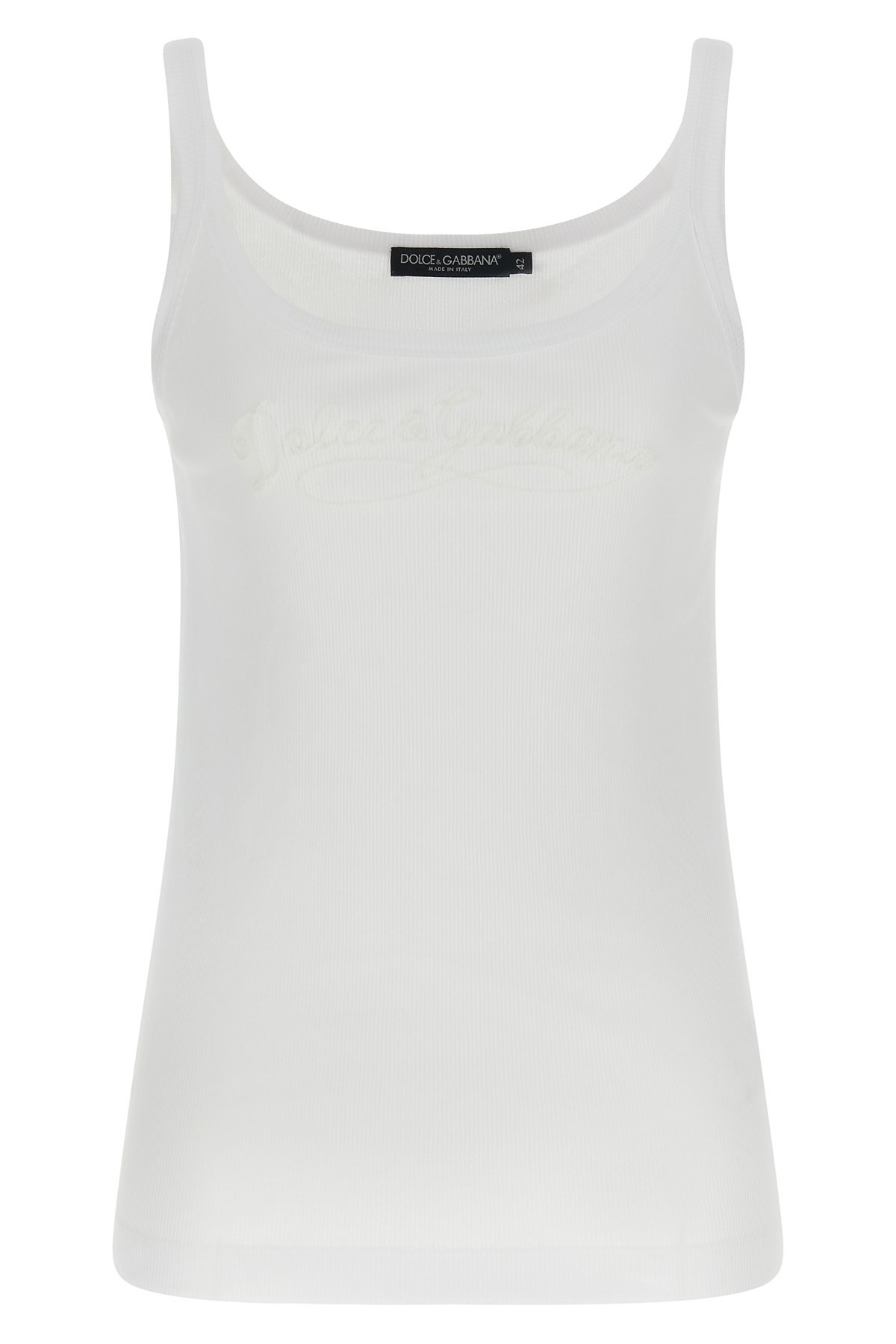 Logo Embroidery Tank Top - Size 38 IT