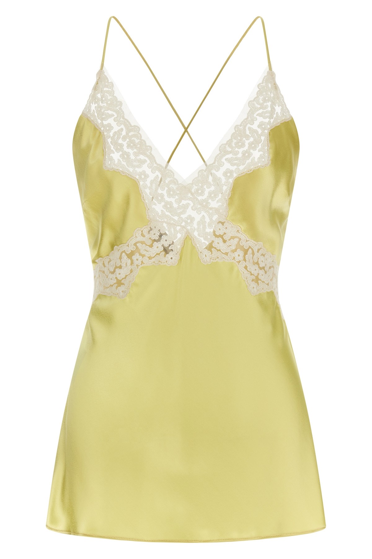 Satin And Lace Top - Size 40 IT