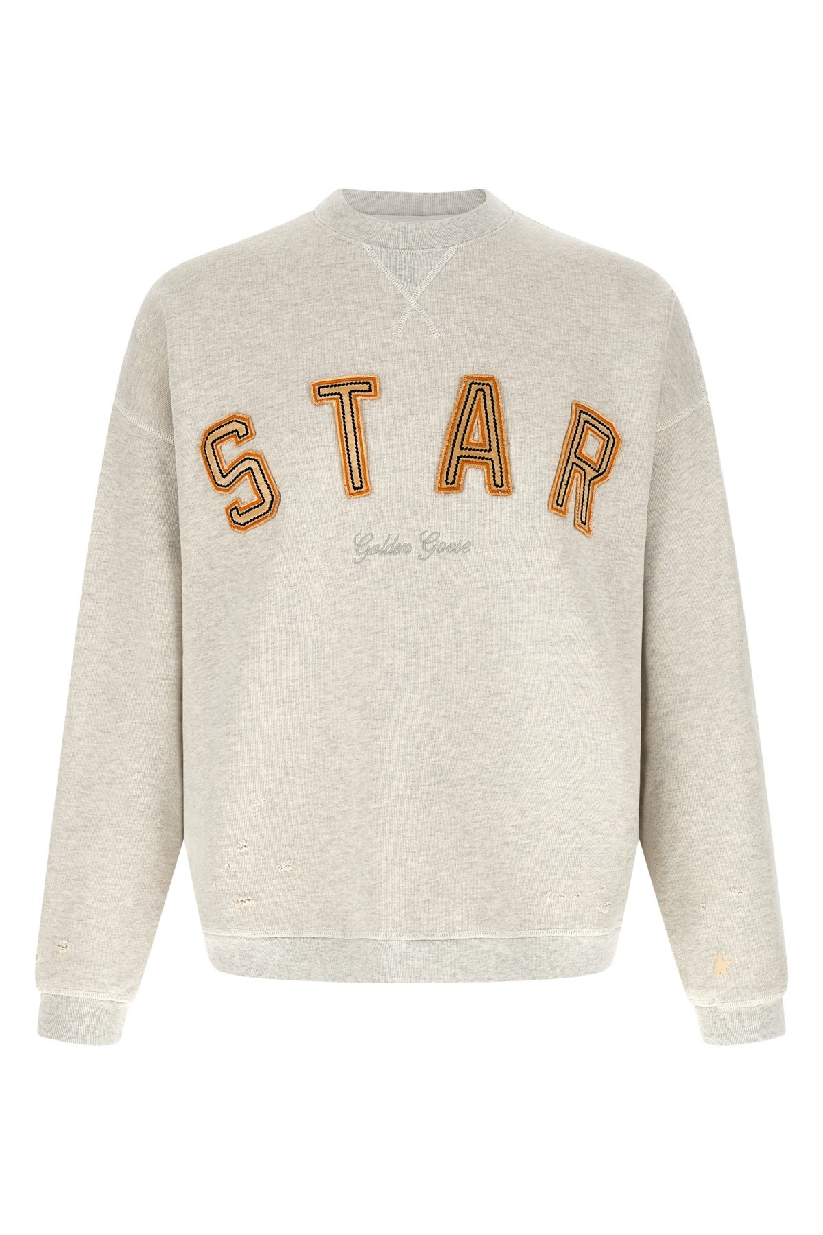 GOLDEN GOOSE Sweatshirt Mit Aufnäher　GOLDEN GOOSE ワッペン付きスウェットシャツ GOLDEN