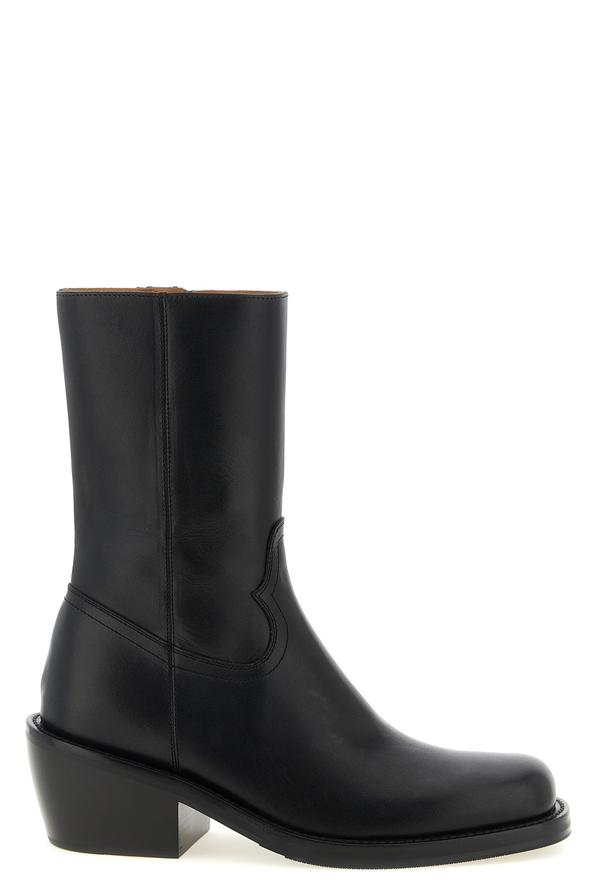 Leather Ankle Boots - Size 41