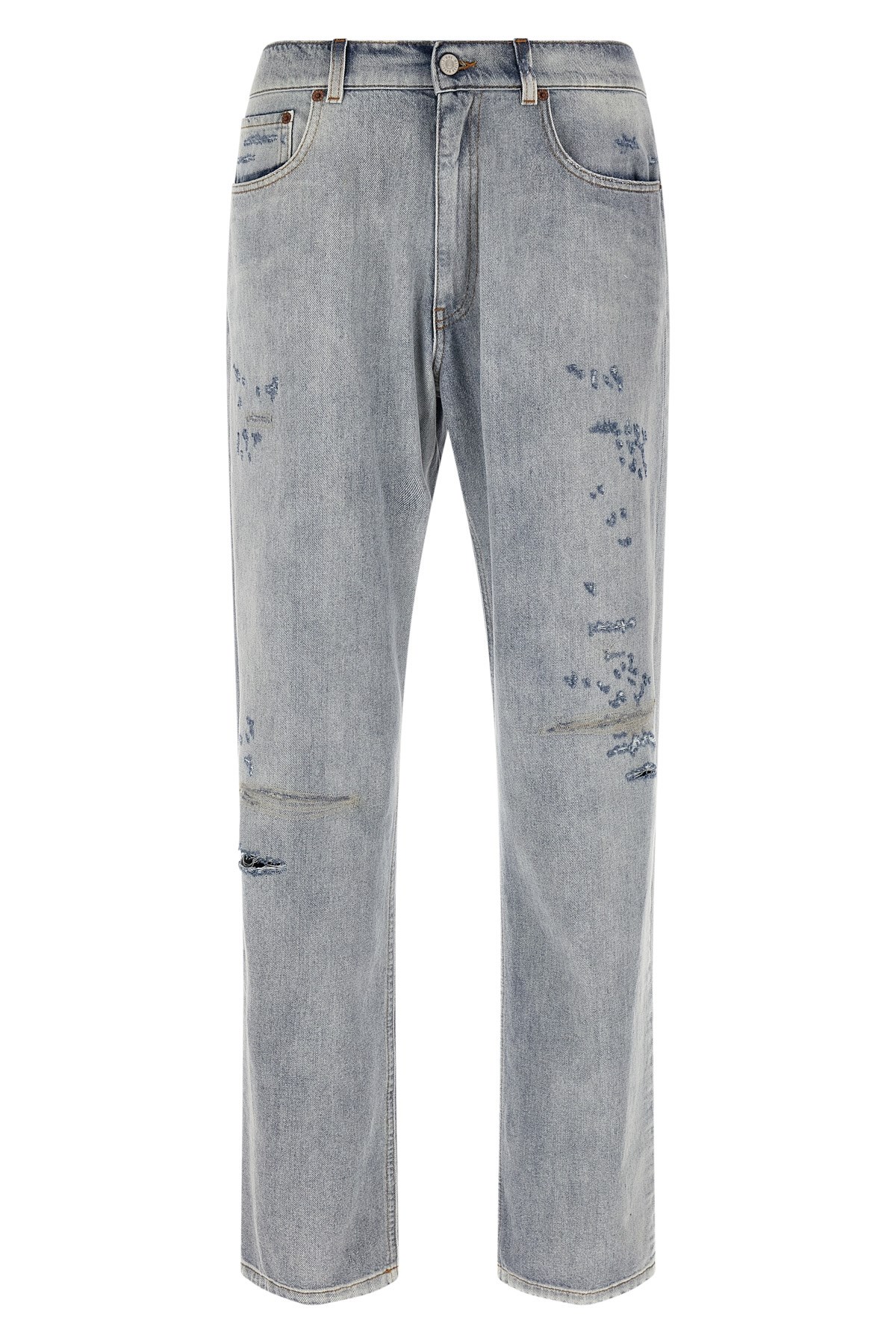 MM6 MAISON MARGIELA Jeans Mit Used-Effekt　MM6 MAISON MARGIELA ユーズド加工ジーンズ MM6