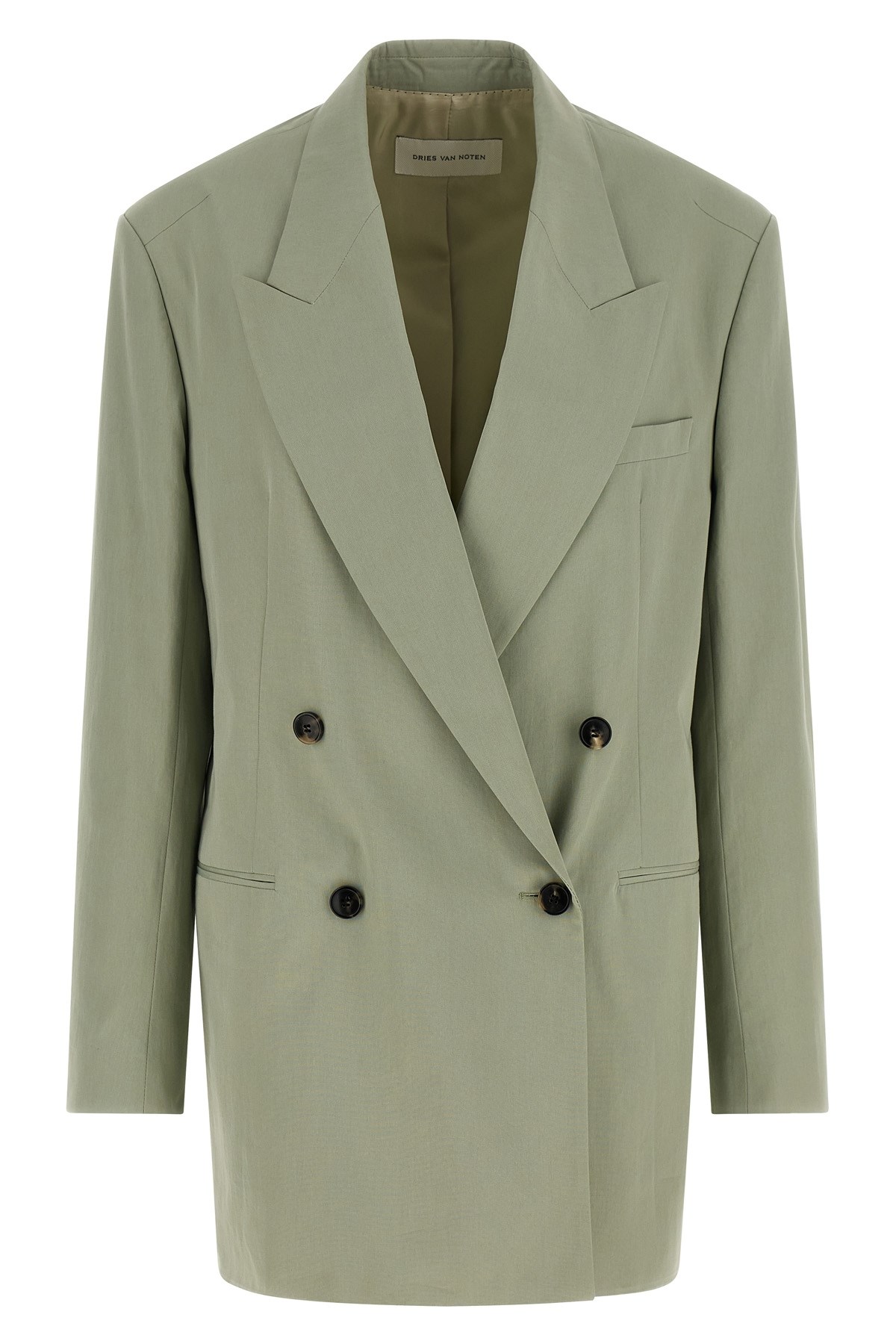 Dries Van Noten 'bliss' Blazer In Green