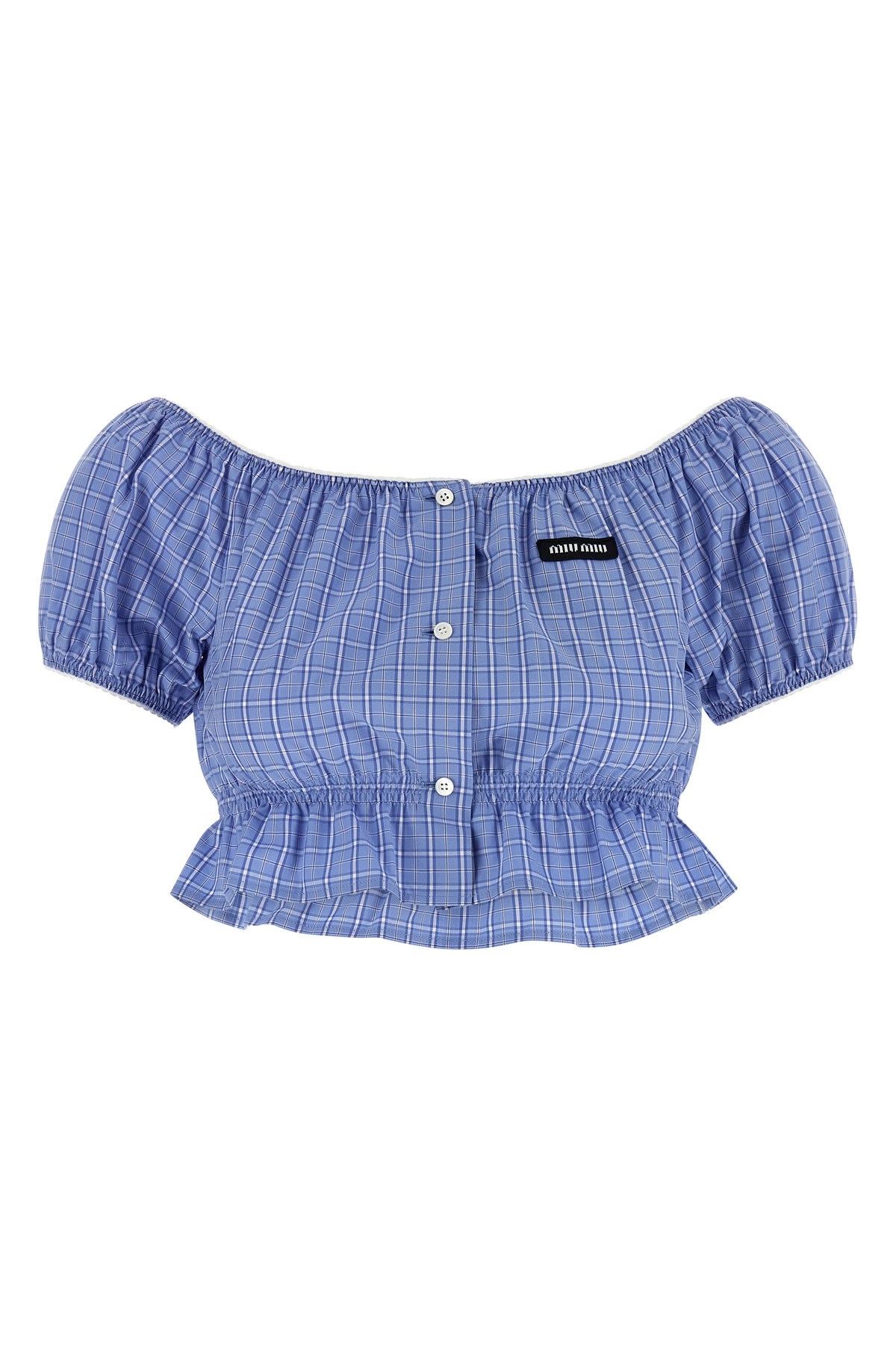 Check Crop Top - Size 38 IT