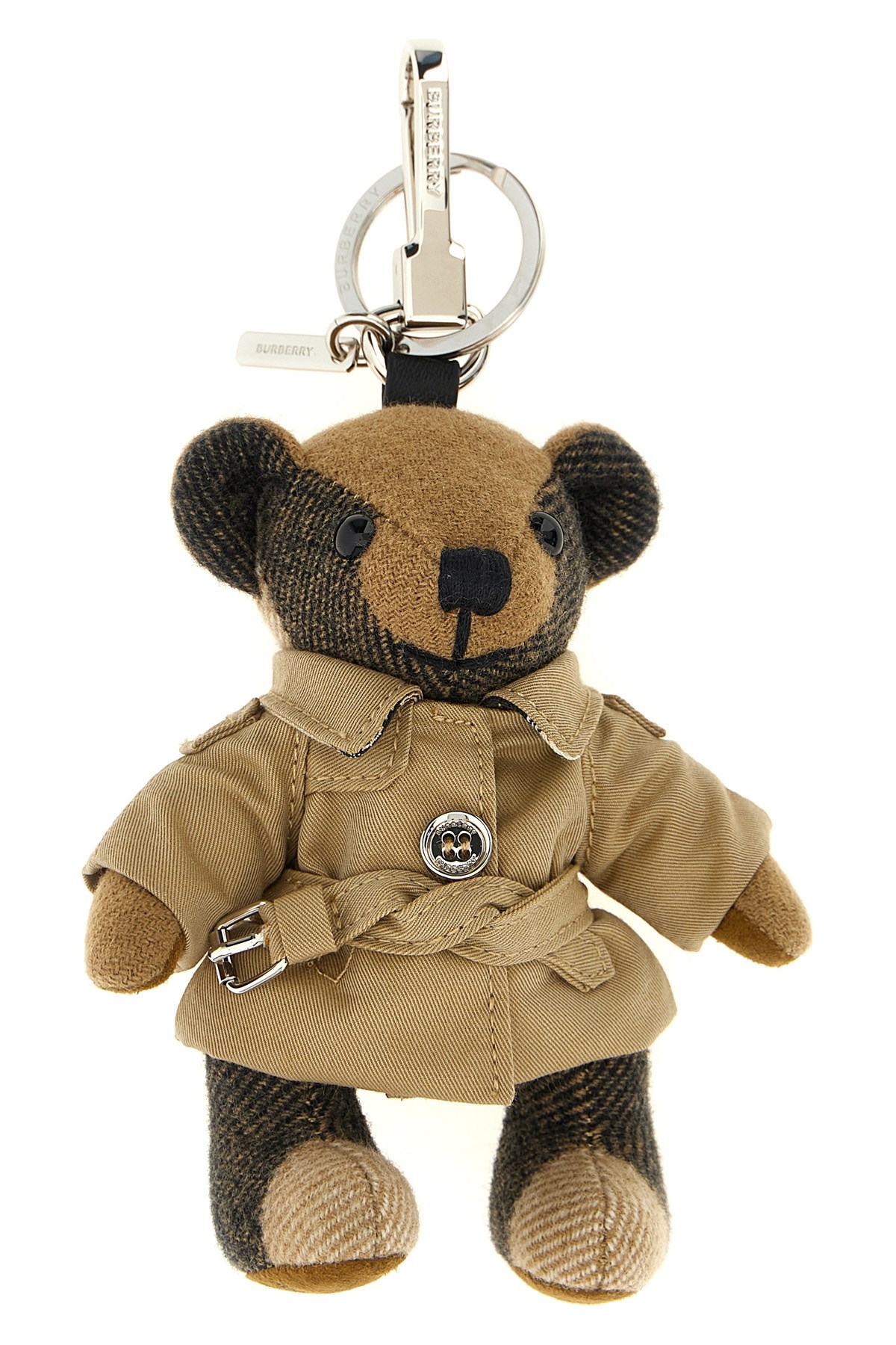 Burberry 'orsetto Thomas' Keyring In Multi