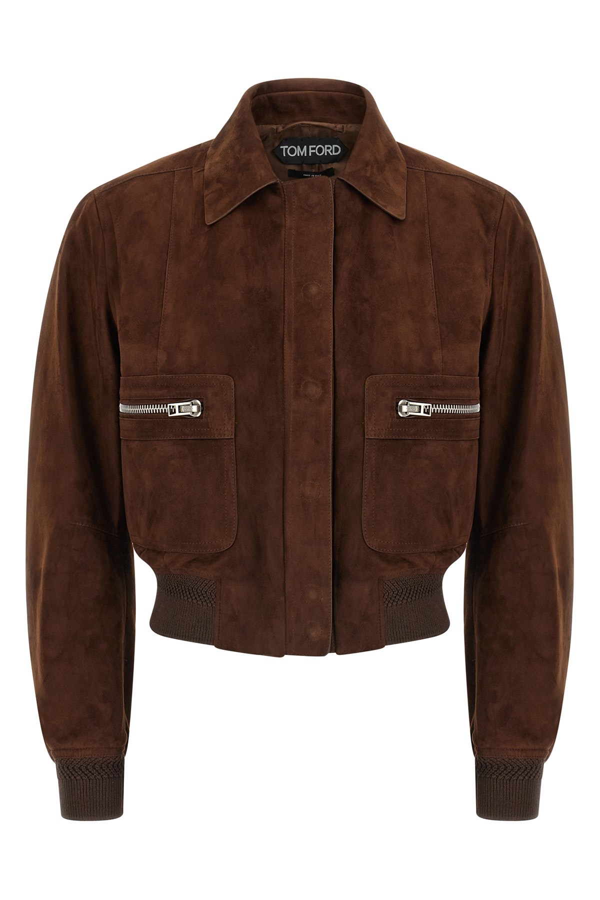 Suede Bomber Jacket - Size 40 IT