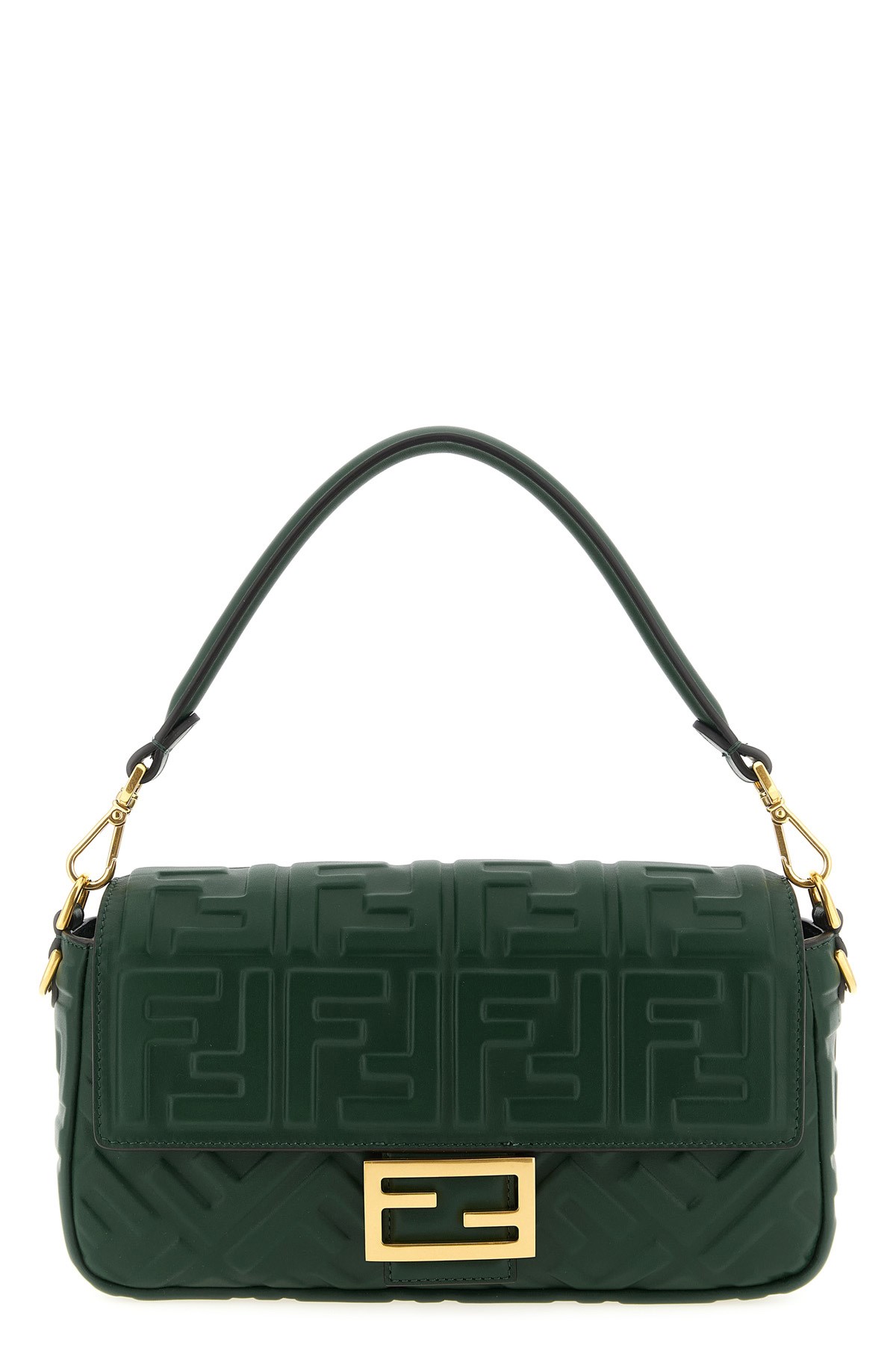 Fendi Baguette® Medium Shoulder Bag In Green