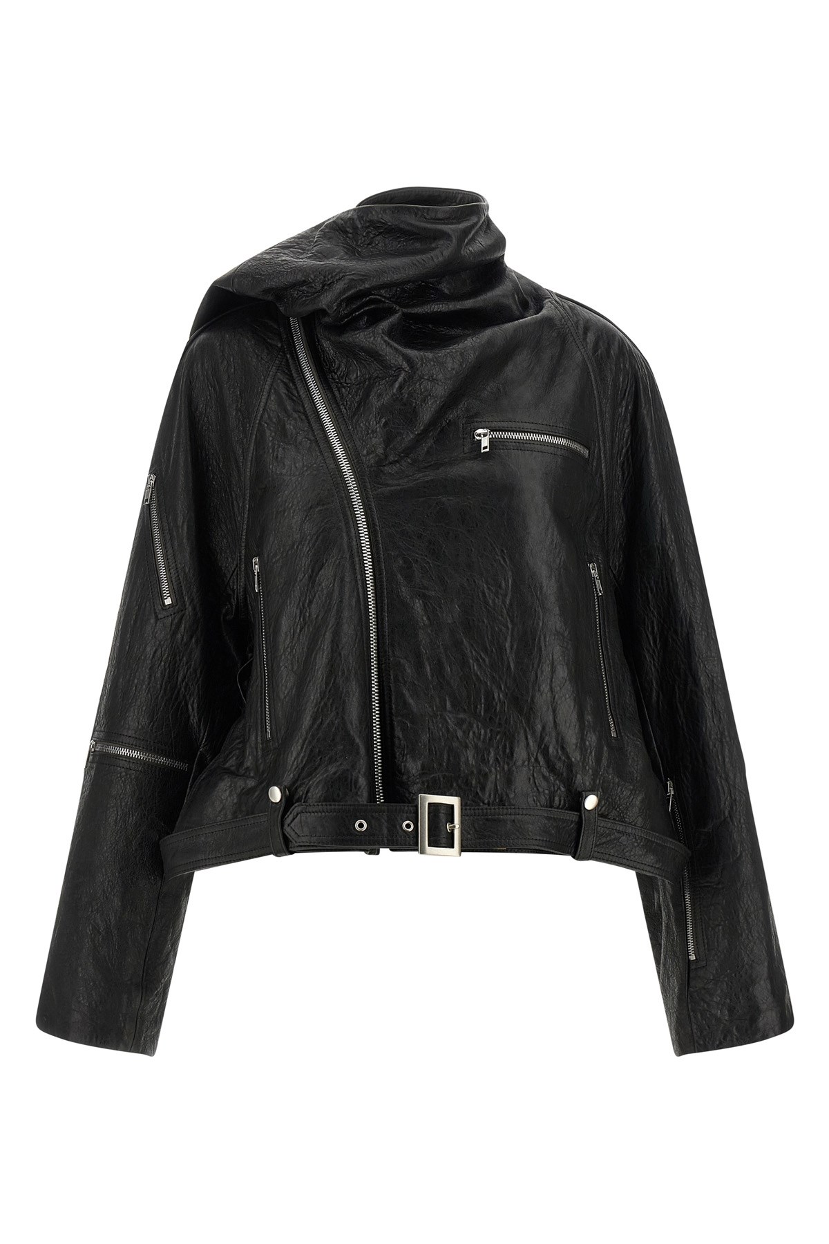 'Cropped Scarf Flight' Jacket - Size U