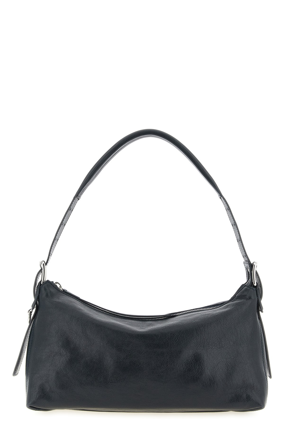 Lemaire 'belted Baguette' Shoulder Bag In Blue