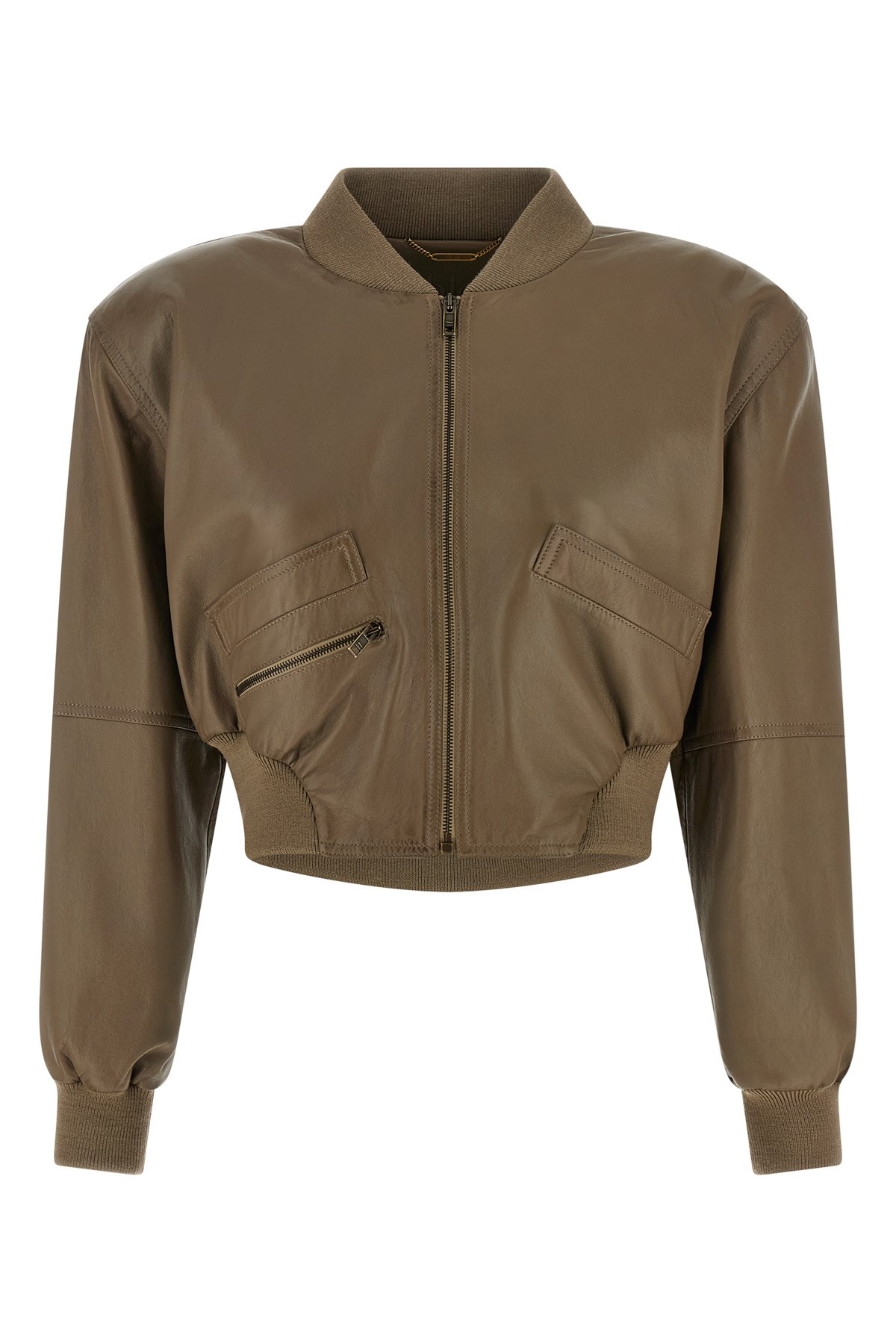 Cropped Bomber Jacket - Size 36 FR