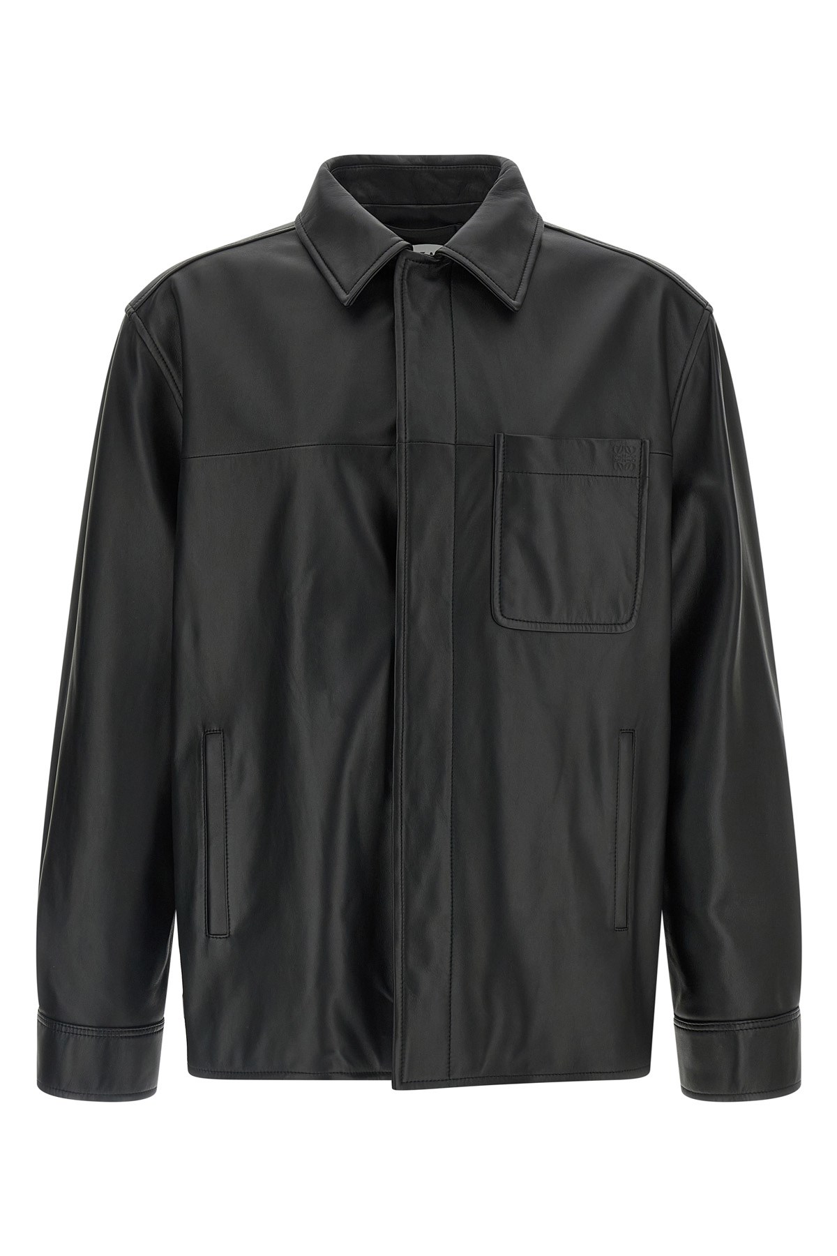 Nappa Leather Overshirt - Size 50 IT
