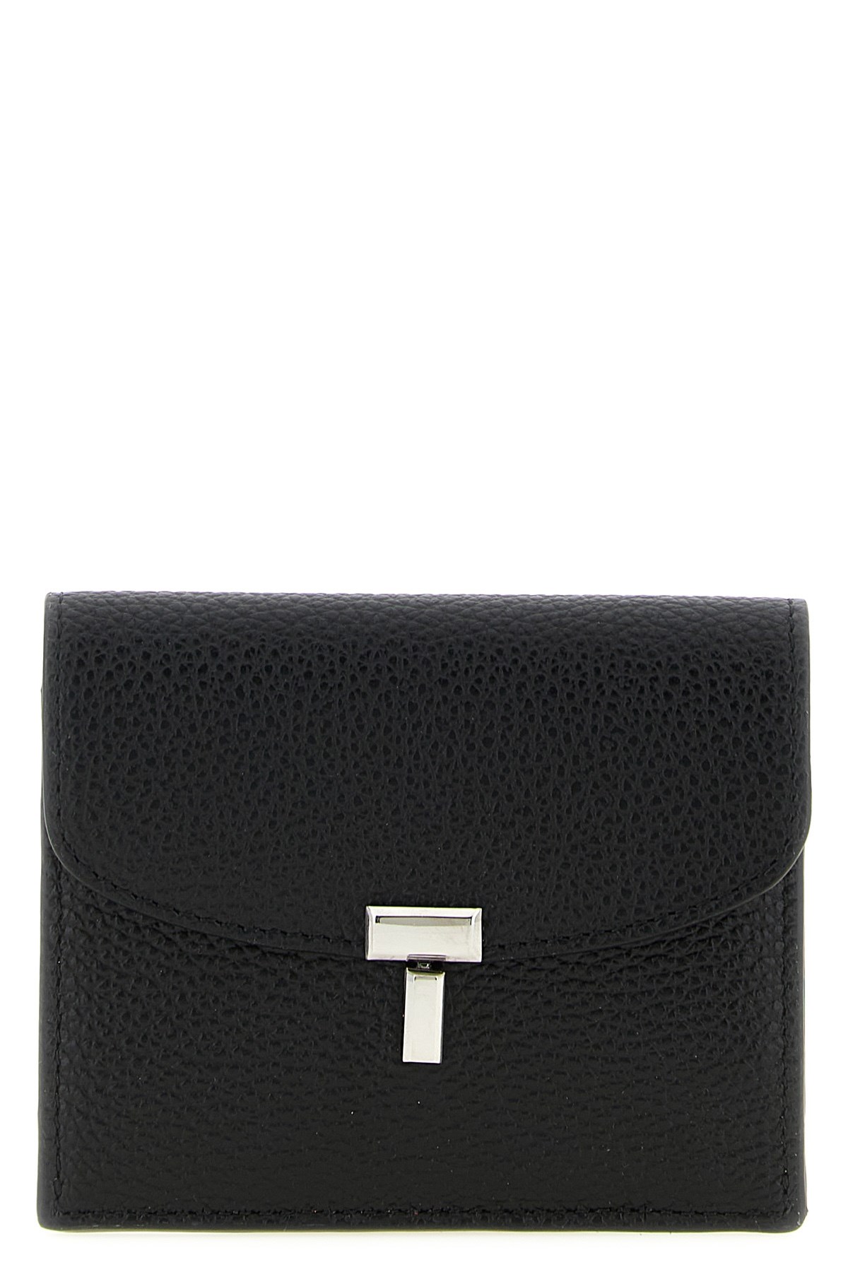 Totême 'sienna' Card Holder In Black
