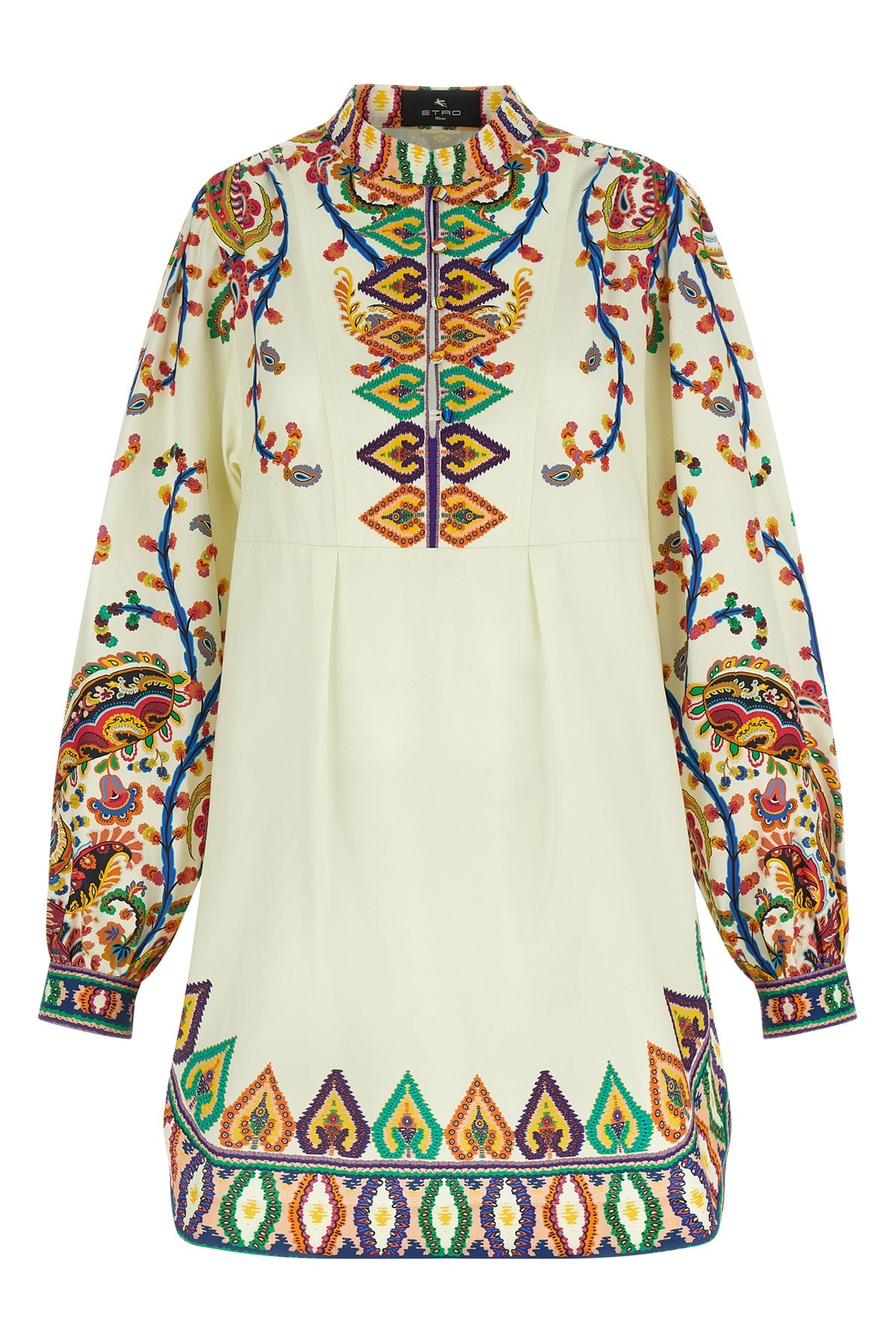 Printed Poplin Dress - Size 42 IT
