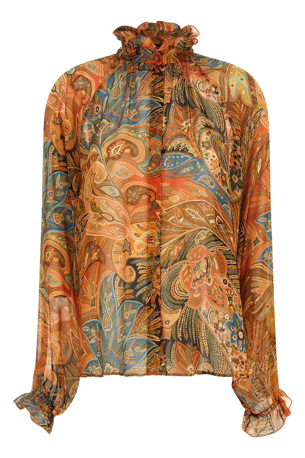 ETRO Chiffonhemd　エトロ シフォンヘムド ETRO