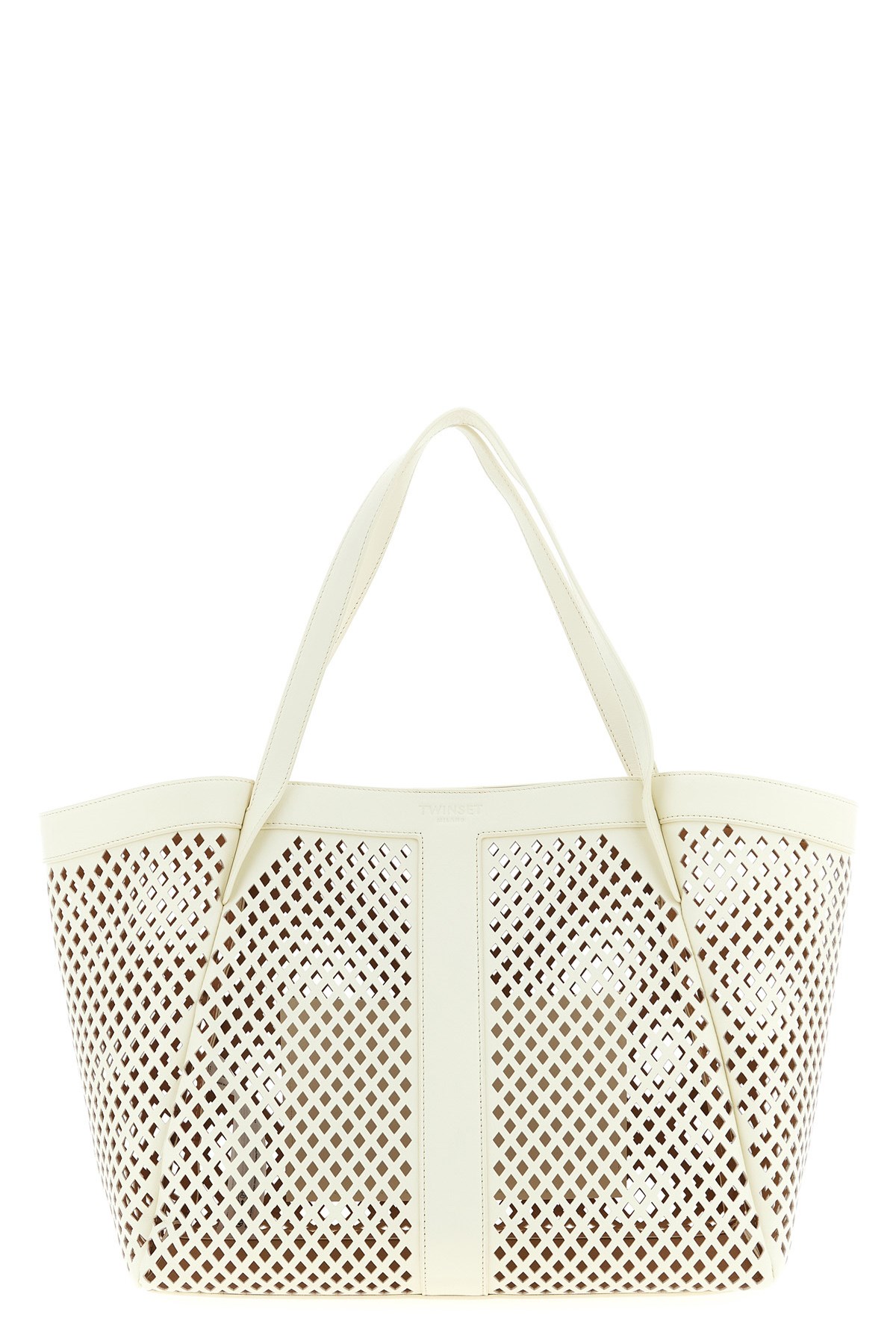 Openwork Leather Shopping Bag - Size U