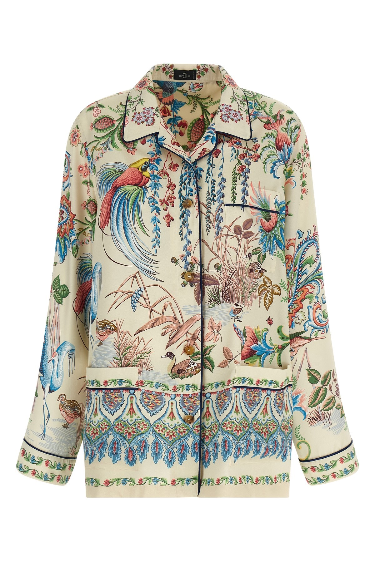 Etro 'flora E Fauna' Print Shirt In Multi