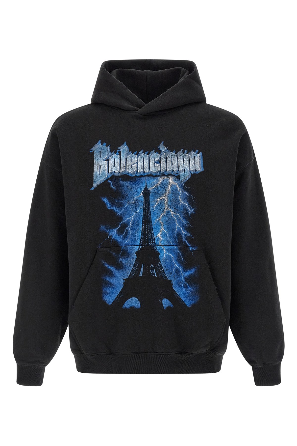 BALENCIAGA Felpa Con Cappuccio 'Paris Thunderstorm'