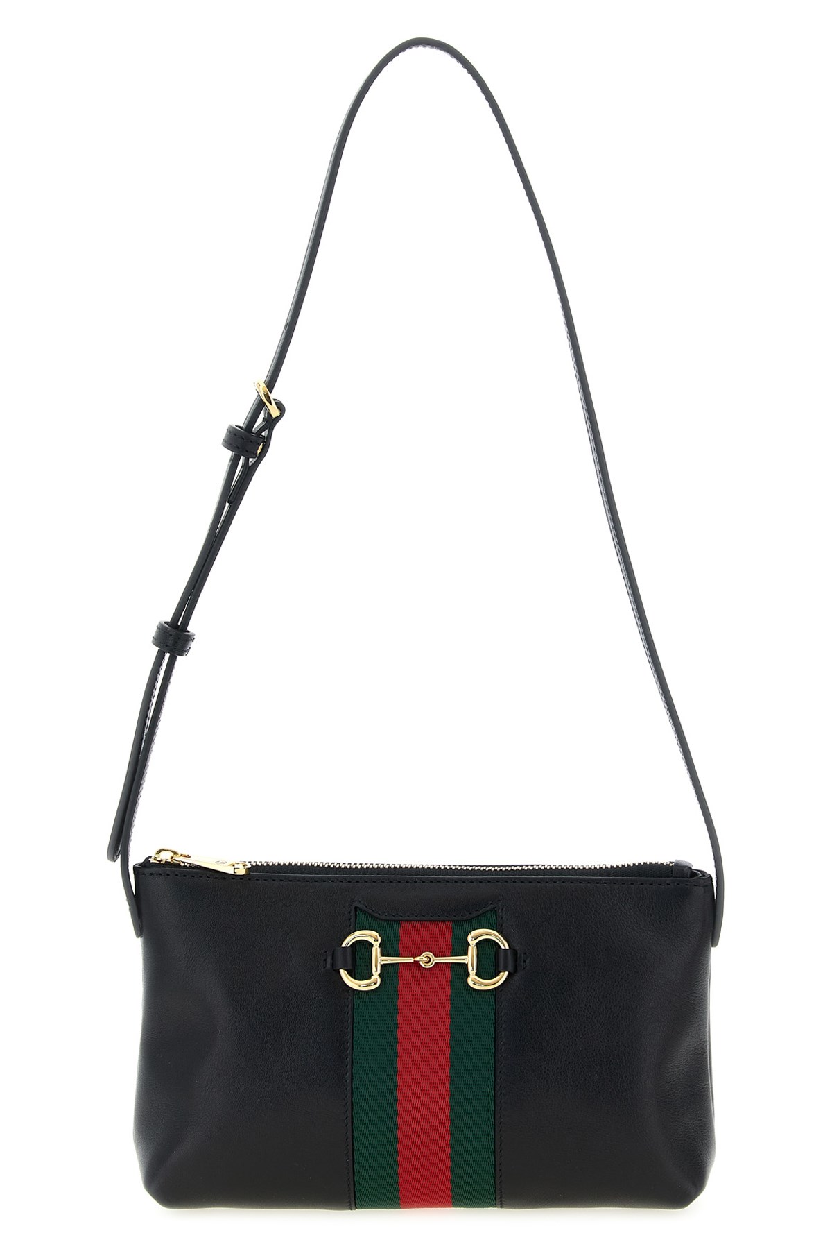 'Gucci Horsebit Web' Shoulder Bag