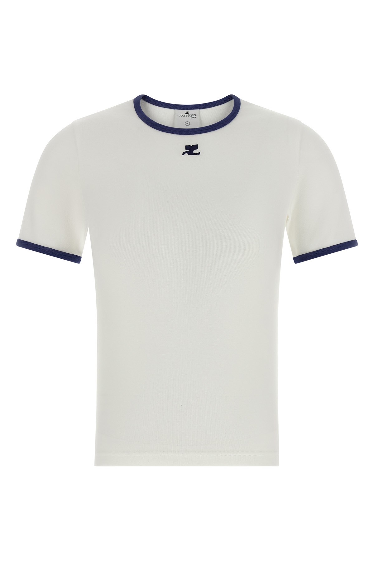 COURREGES T-Shirt "Signature Contrast"　クレージュ Tシャツ「シグネチャーコントラスト」 COURREGES