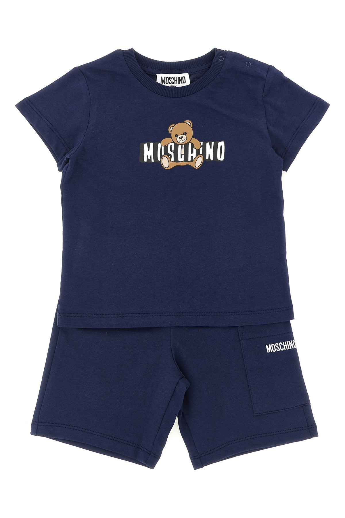 'Moschino Teddy Bear' T-Shirt + Bermuda Suits - Size 12-18M