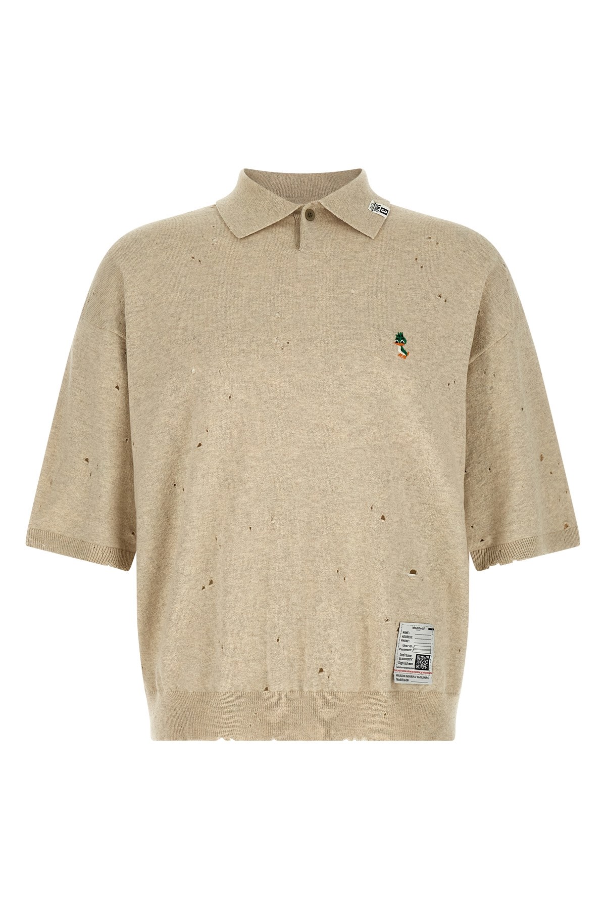 MAISON MIHARA YASUHIRO Polohemd Mit Stickerei　MAISON MIHARA YASUHIRO 刺繍入りポロシャツ MAISON