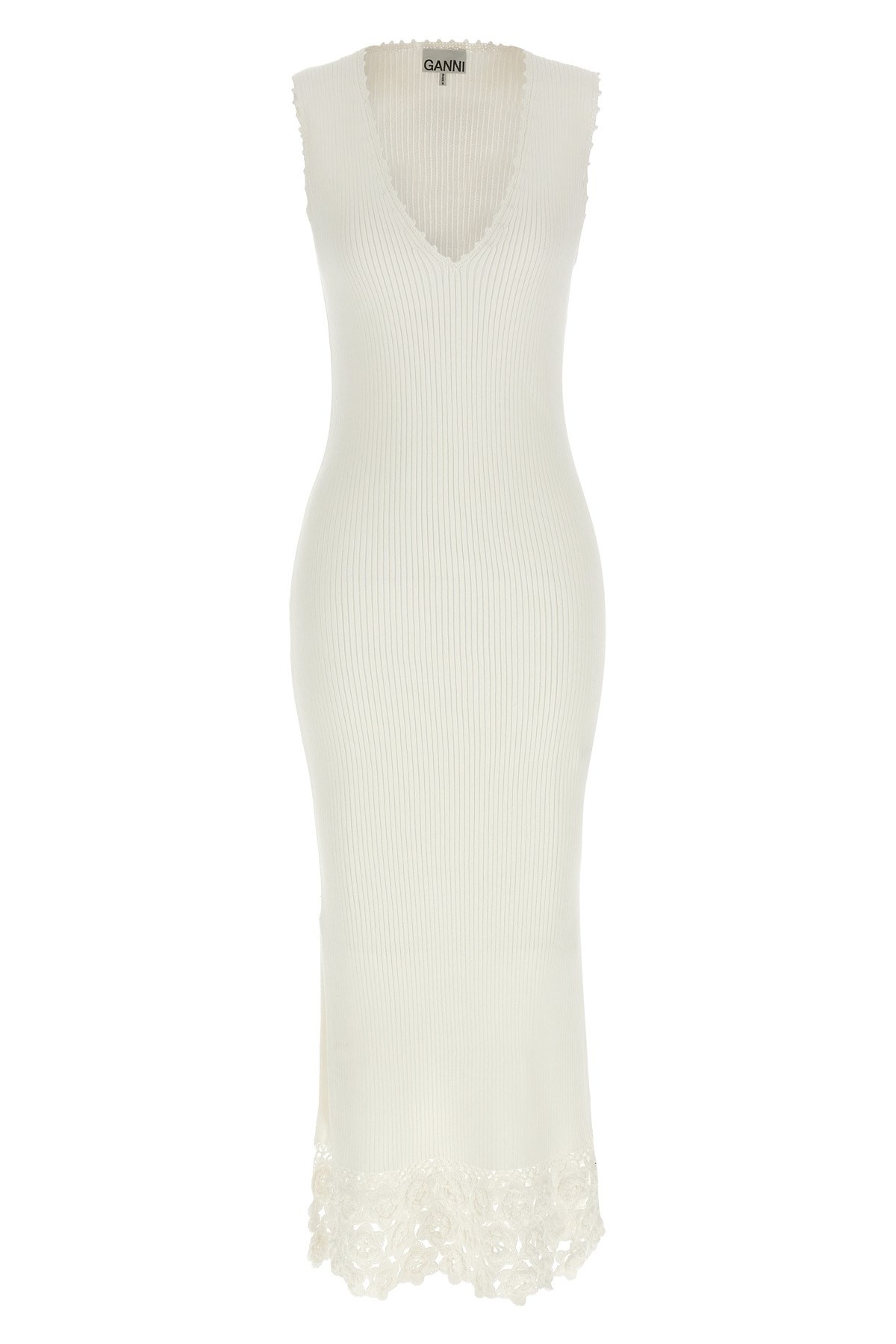 GANNI Kleid "Cotton Crochet"　GANNI ドレス「コットンクロッシェ」 GANNI