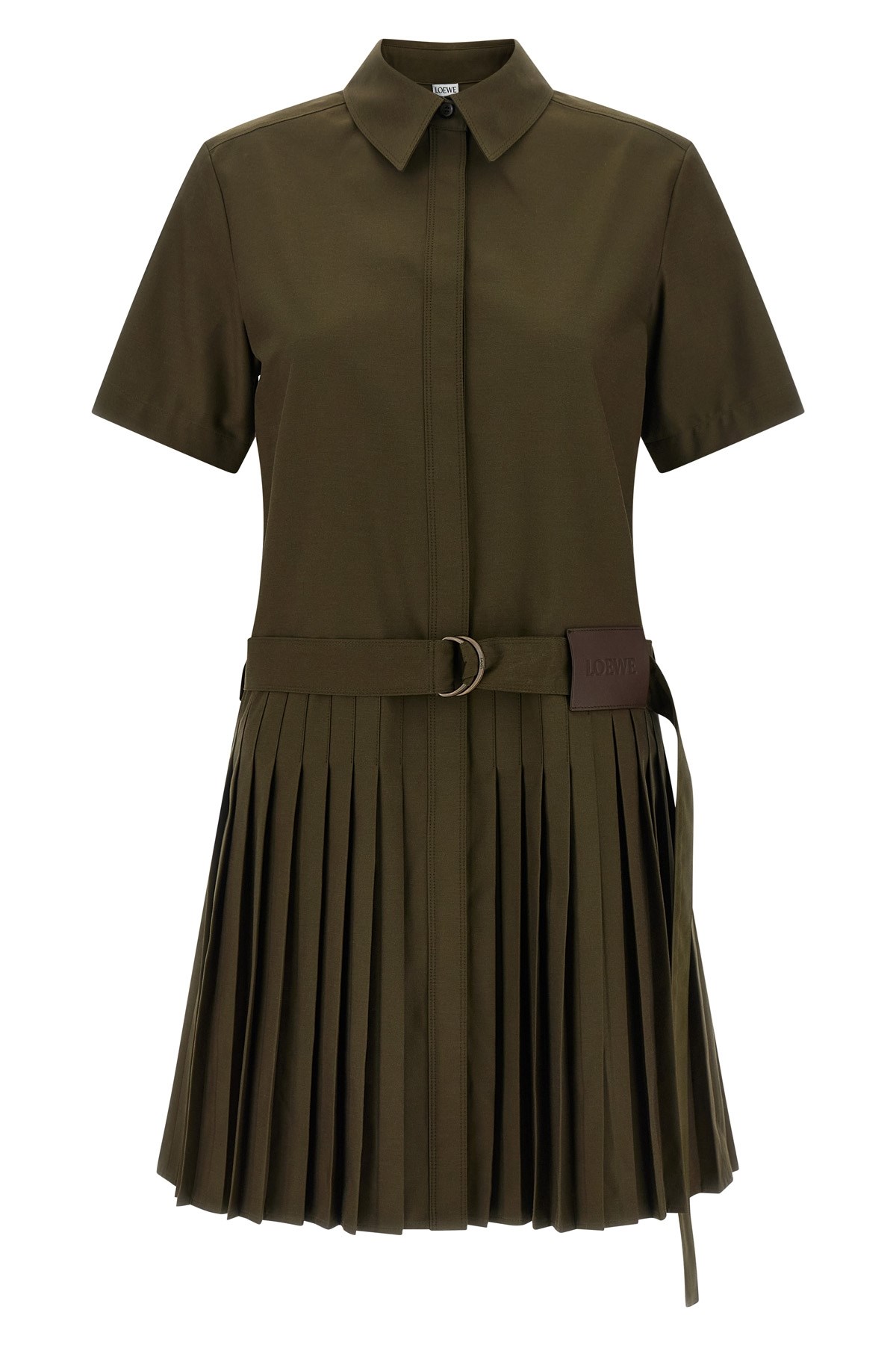 LOEWE LOEWE Plissiertes Chemisierkleid　ロエベ プリーツシュミーズドレス