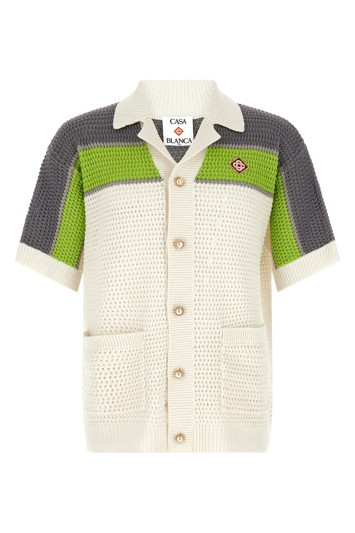 CASABLANCA 'Stripe Crochet' Shirt