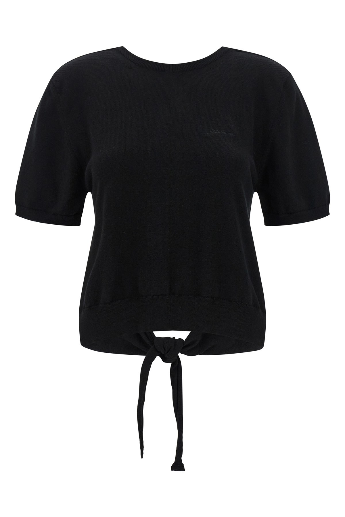 GANNI Pullover Mit Freiem Rücken　GANNI 背中フリーセーター GANNI