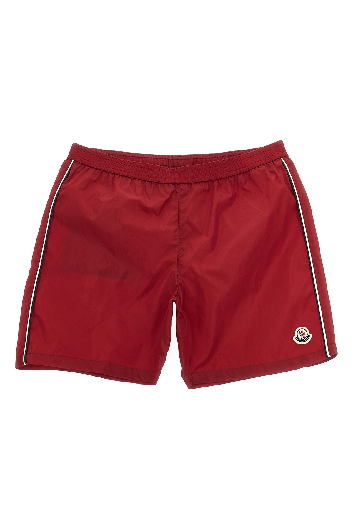 MONCLER MONCLER ENFANT Badeanzug Mit Dreifarbigem Besatz　MONCLER ENFANT トリコロールトリム付き水着