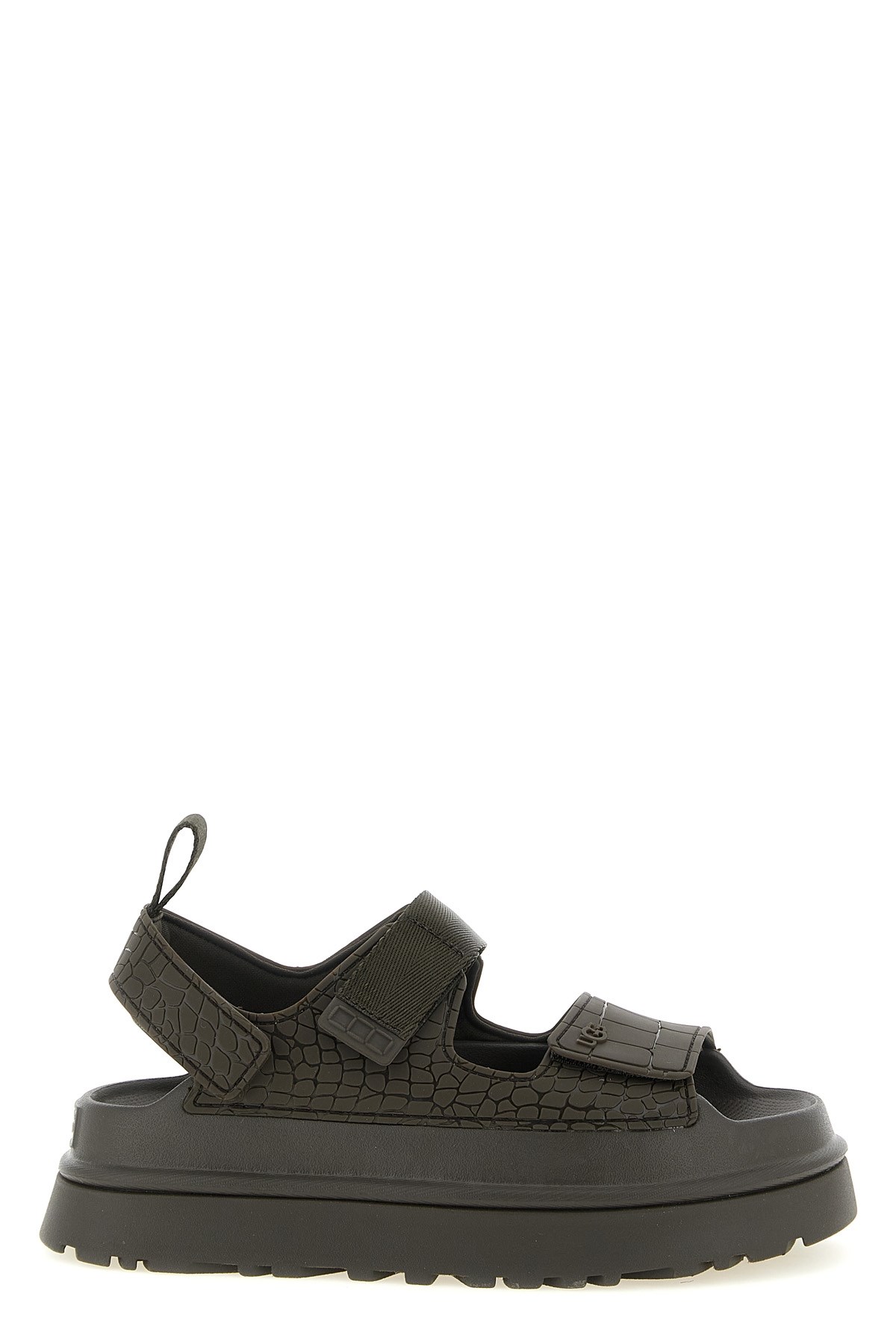 'Goldenglow Embossed' Sandals - Size 39