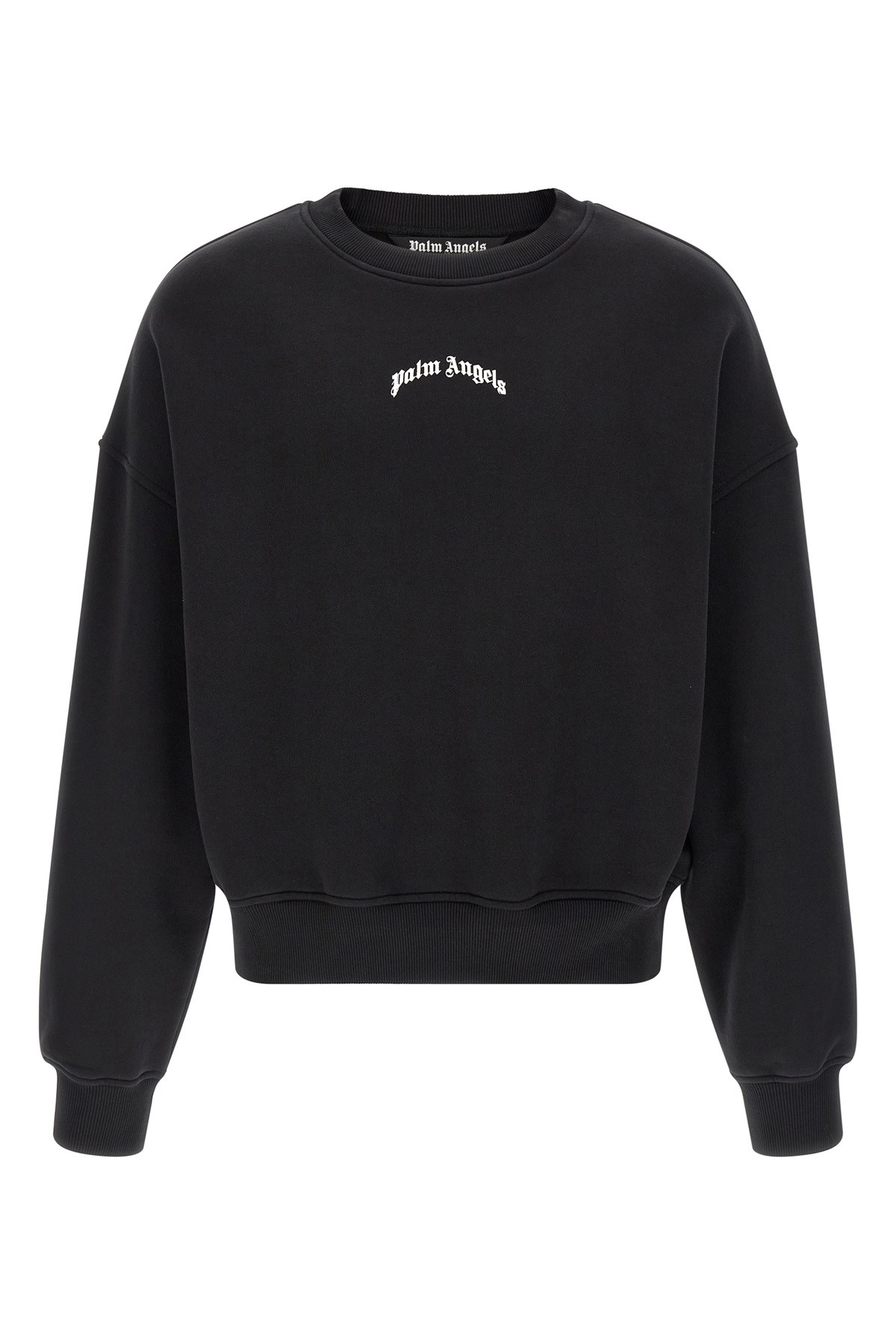PALM ANGELS Sweatshirt "Back Curved Logo"　PALM ANGELS スウェットシャツ「バックカーブロゴ」 PALM
