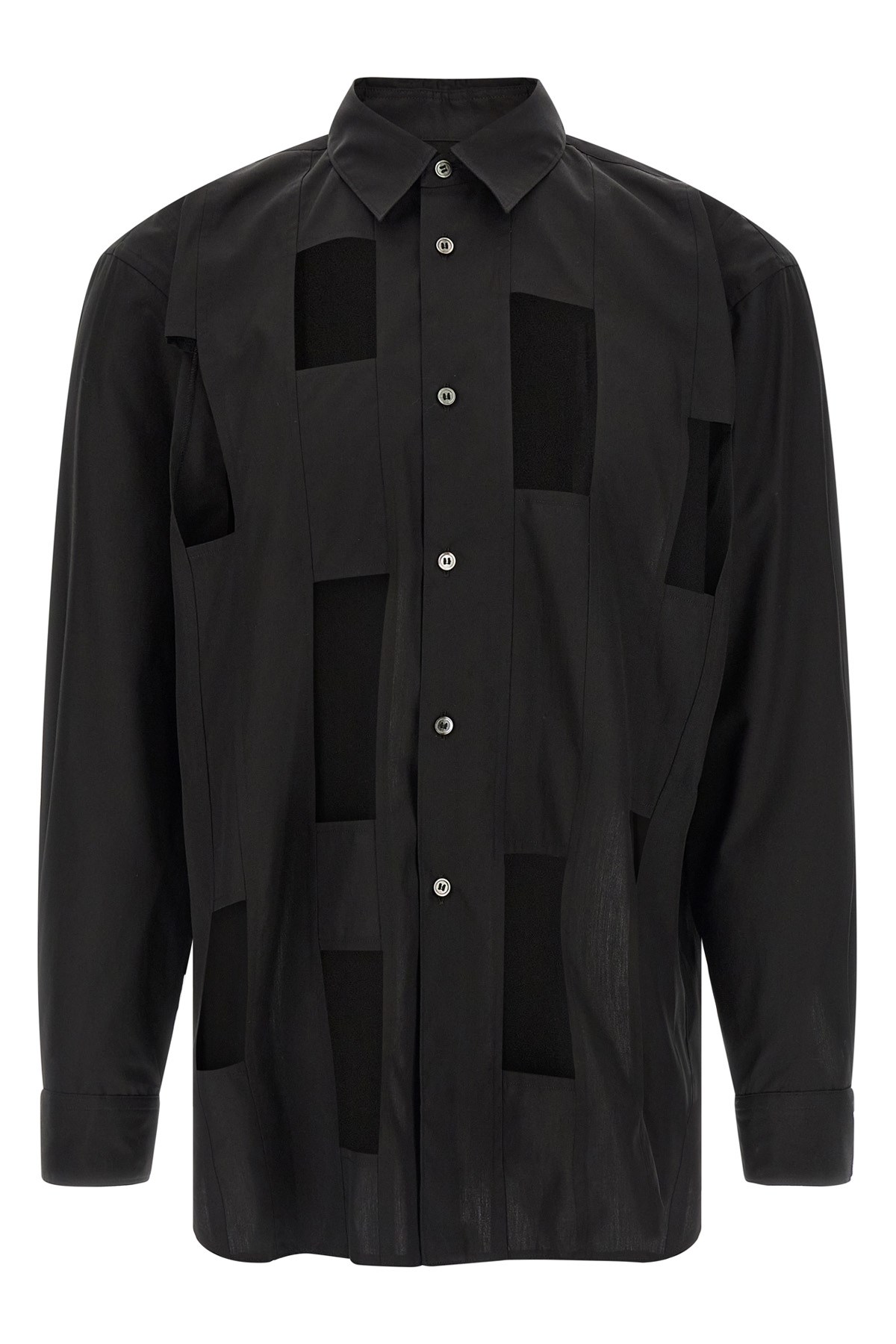 COMME DES GARÇONS HOMME PLUS Hemd Mit Geometrischem Cut-Out　COMME DES GARÇONS HOMME PLUS ヘムド ミット ジオメトリシェム カットアウト COMME