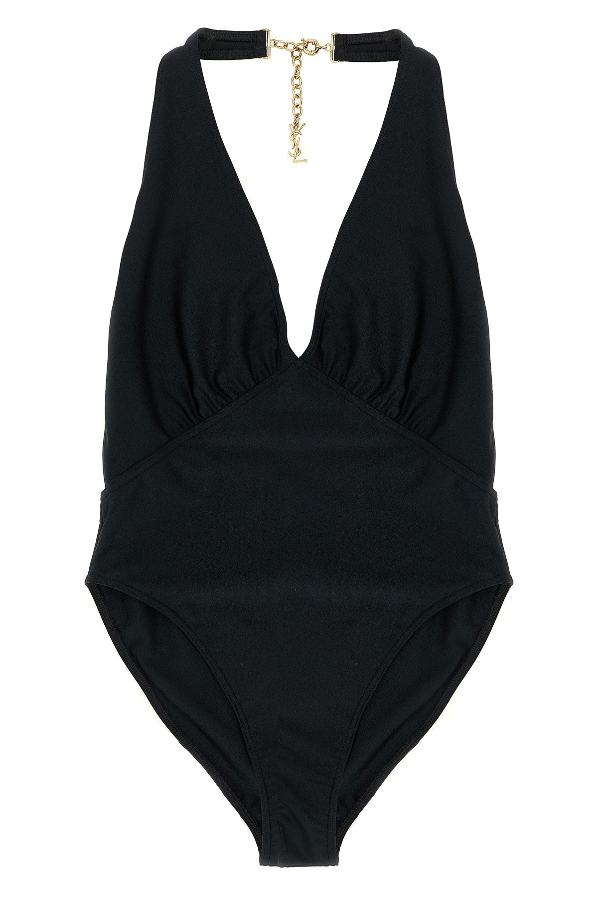 Saint Laurent SAINT LAURENT Einteiliger Badeanzug "Cassandre"　SAINT LAURENT「カサンドル」ワンピース水着